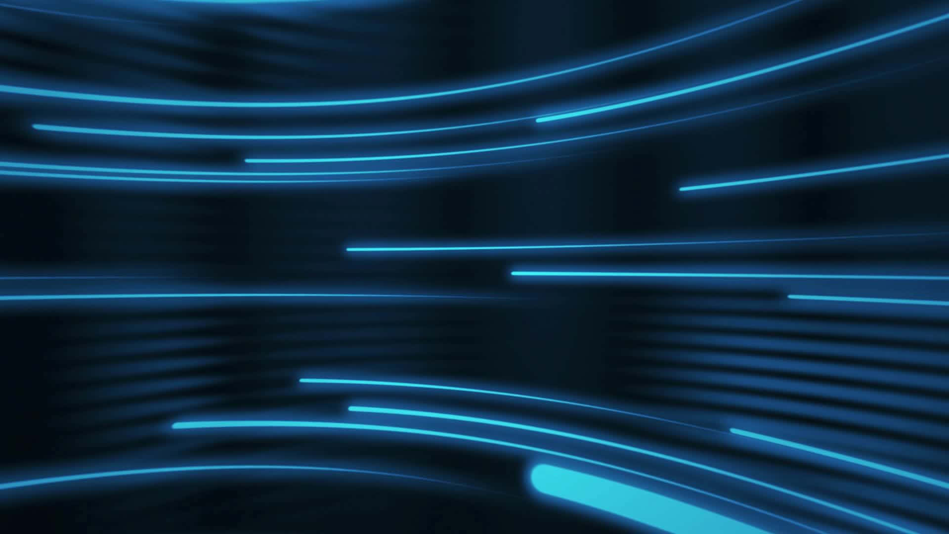 Neon Mavi Soyut Arka Plan Duvar Kağıdı