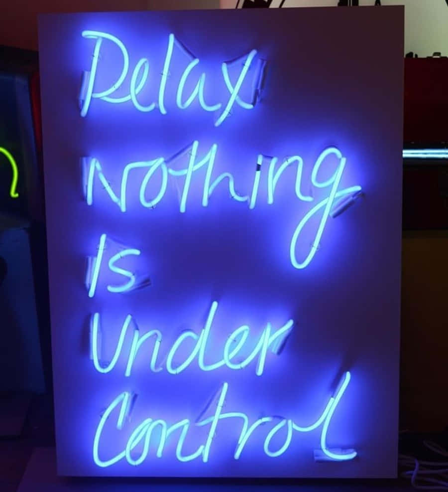 Neon mavinin dünyasını keşfedin bu estetik duvar kağıdı ile. Duvar Kağıdı