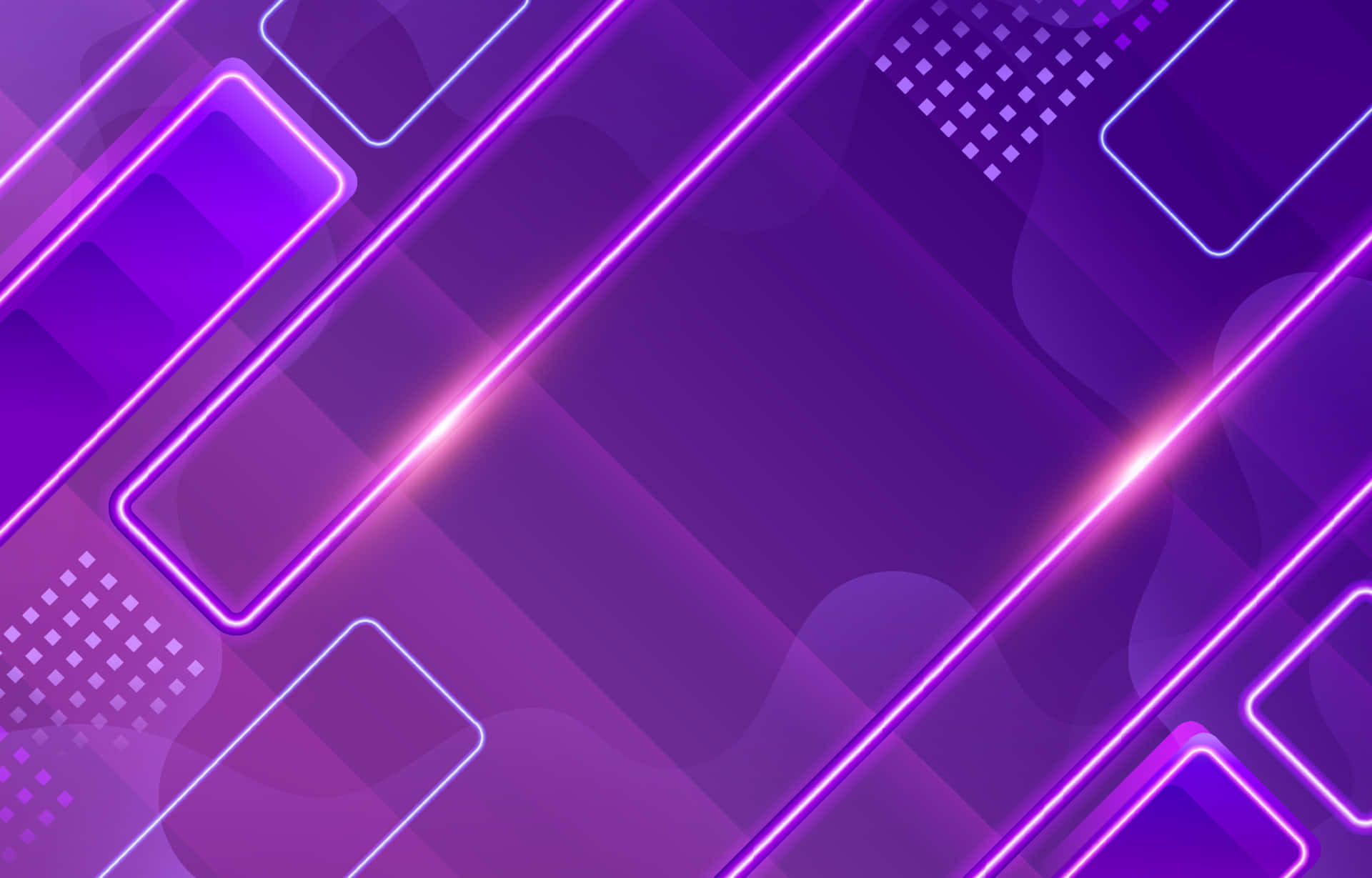 Neon Mor Enerjinin Akmasına İzin Ver Duvar Kağıdı