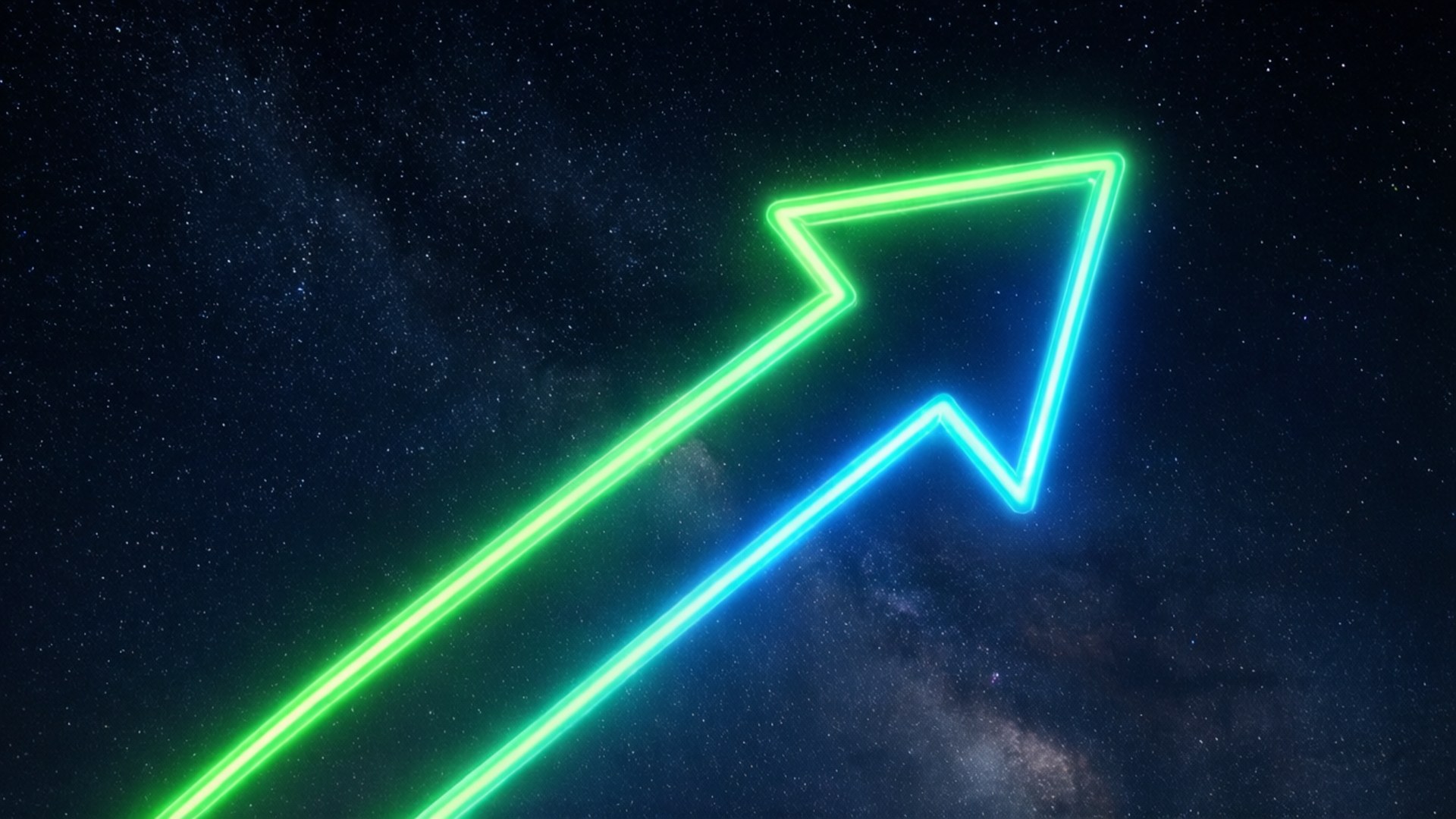 Neon Ok Yukarı Duvar Kağıdı