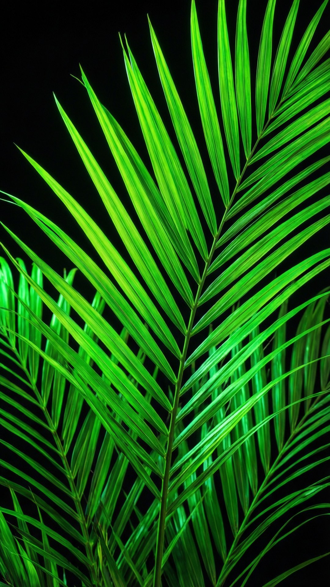 Neon Palmiye Duvar Kağıdı