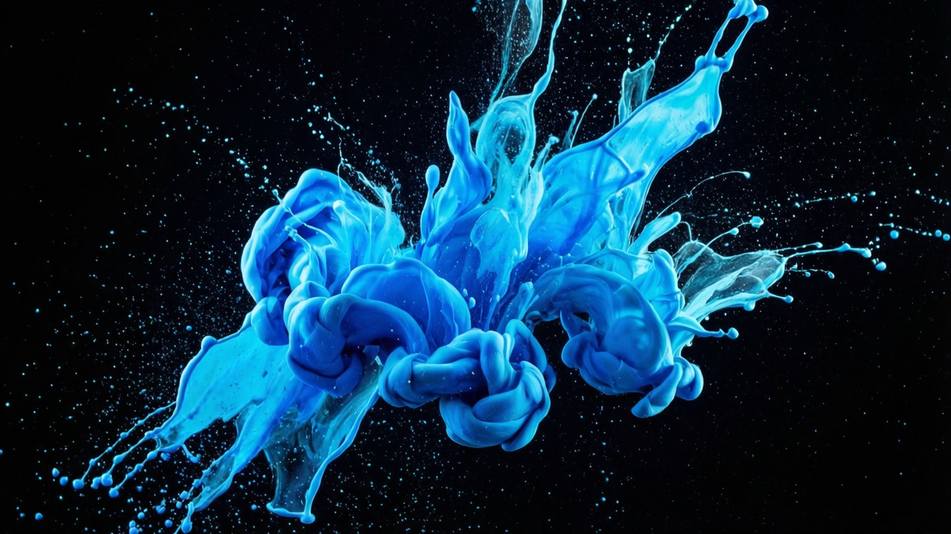Neon Sıçraması Duvar Kağıdı