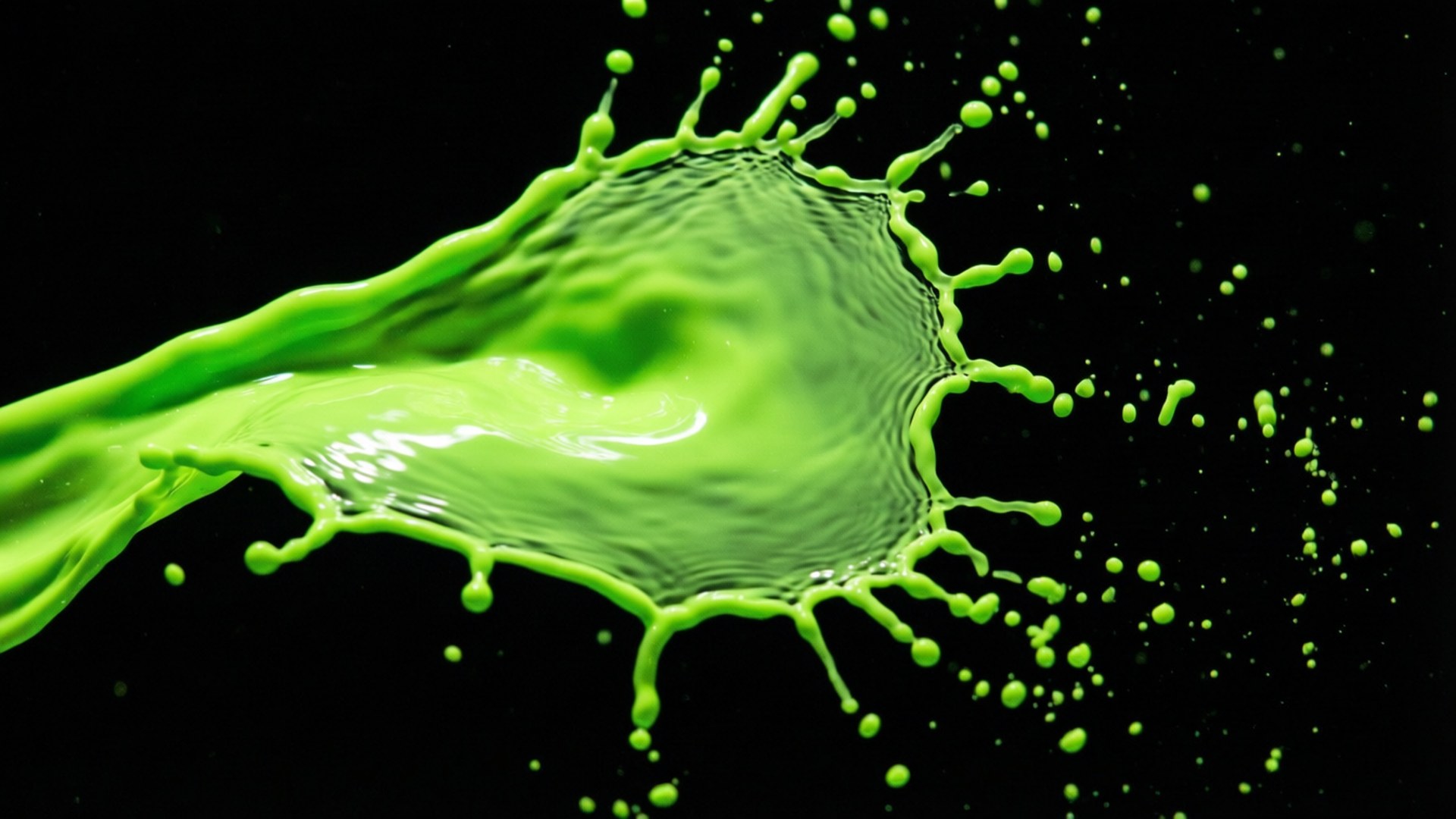 Neon Sıçraması Duvar Kağıdı