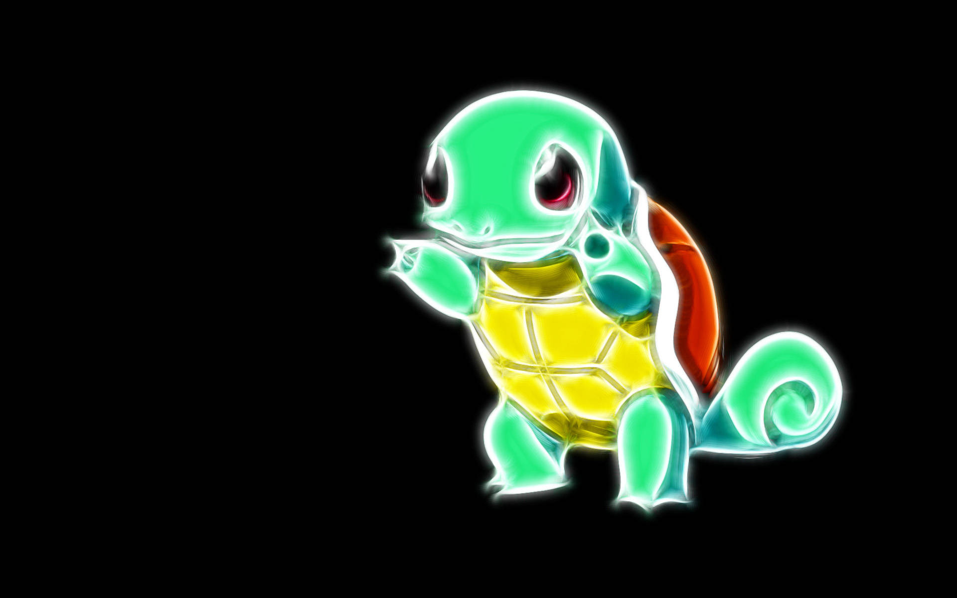 Neon Yeşil Sürtünme Pokémon Duvar Kağıdı