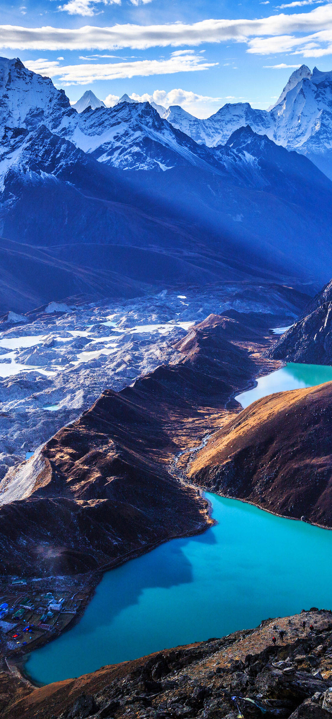 Nepal Gokyo Gölü iPhone HD Duvar Kağıdı