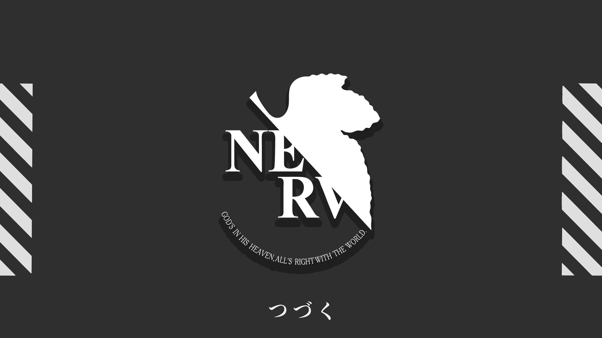 NERV Amblemi Evangelion 4K Duvar Kağıdı