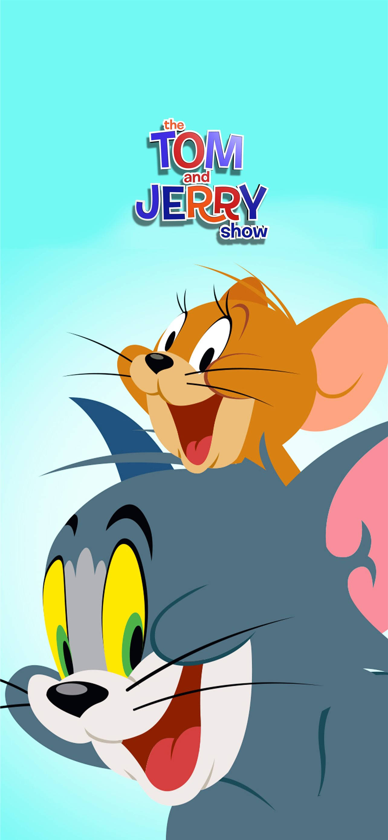 Neşeli Tom Ve Jerry Çizgi Film Duvar Kağıdı