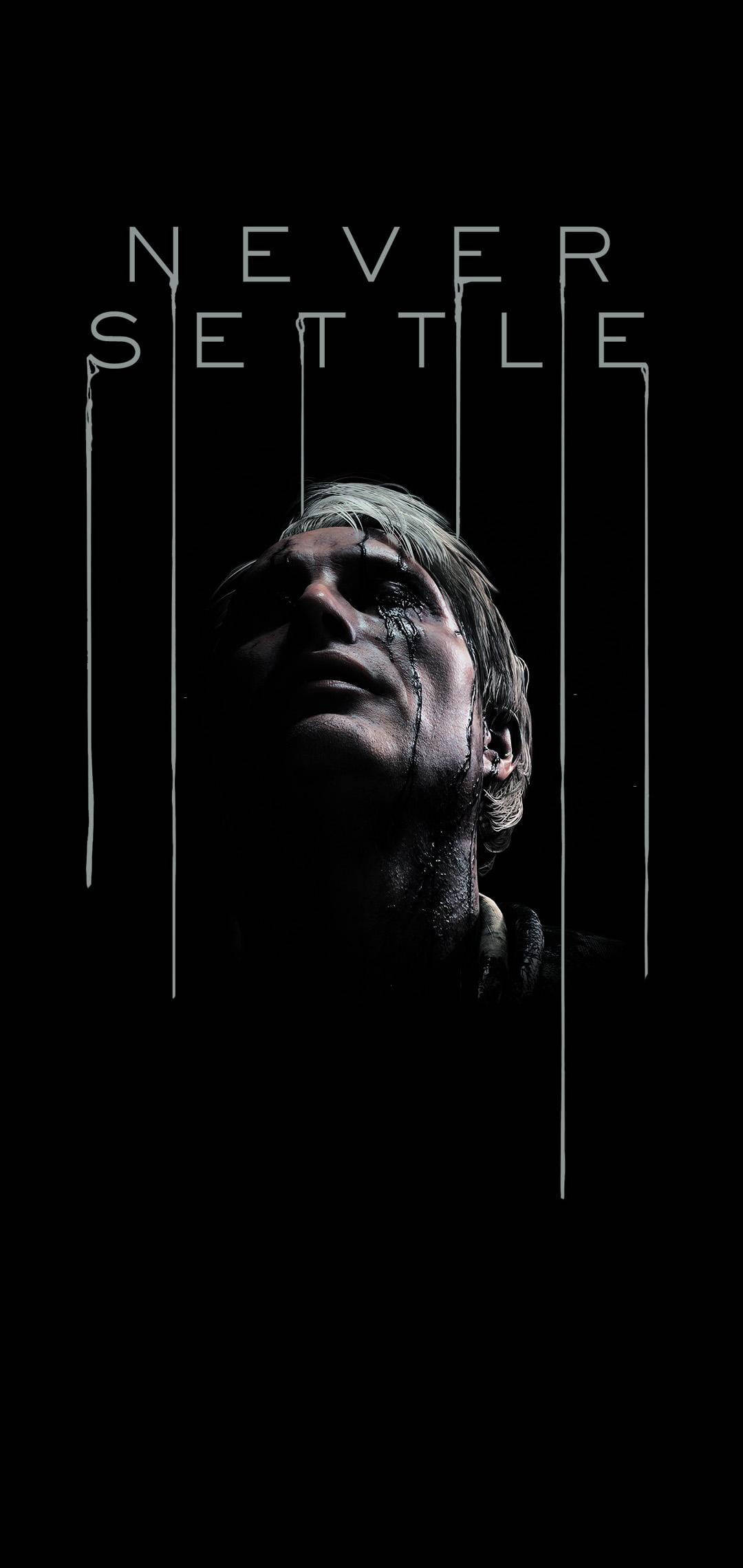 Never Settle Death Stranding Duvar Kağıdı