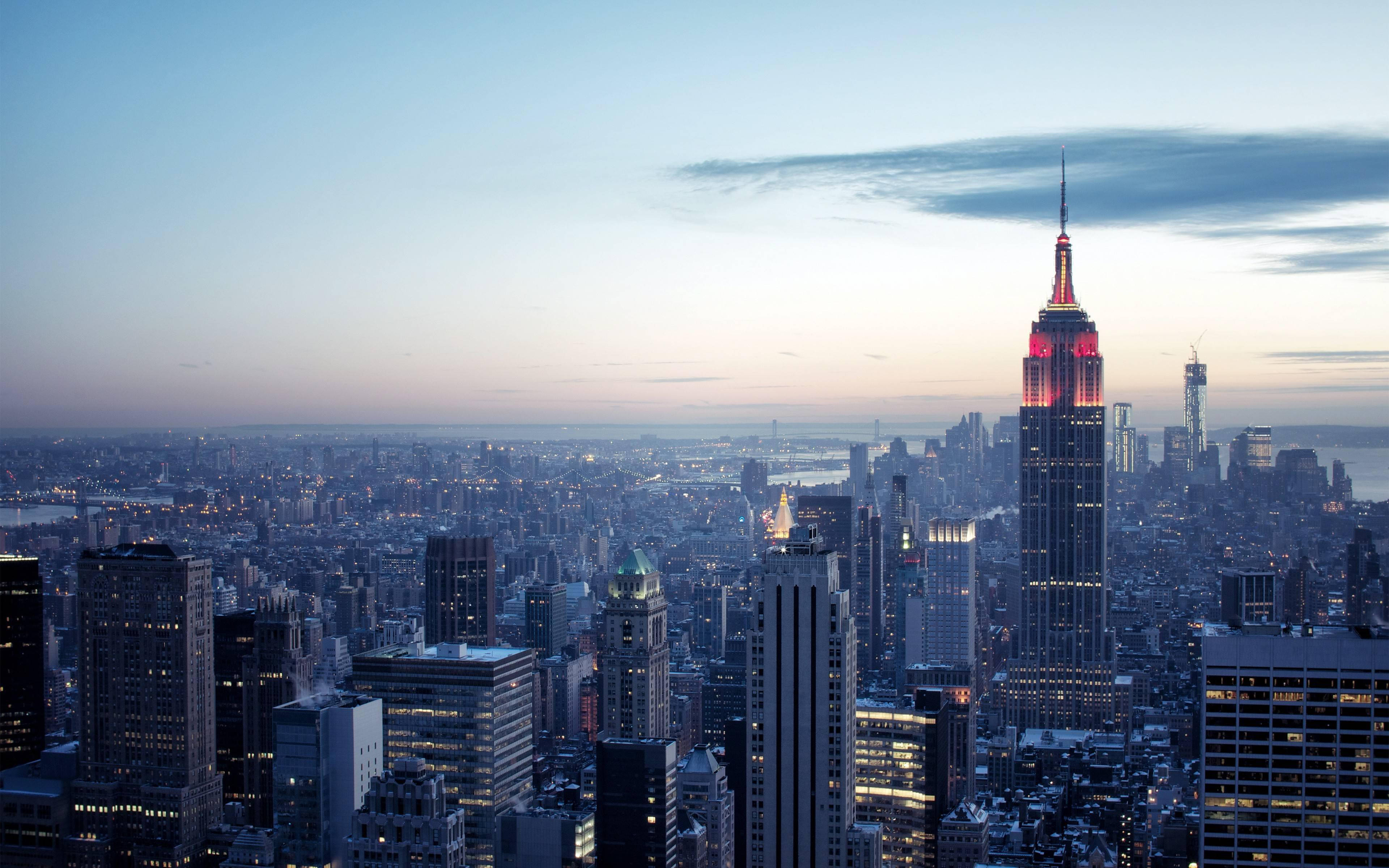 New York Estetiği Empire State Binası Duvar Kağıdı