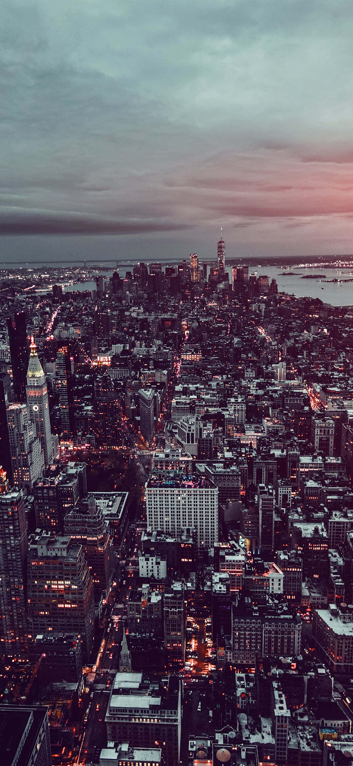 New York'un ikonik iPhone X'i ile Büyük Elma'yı ziyaret edin Duvar Kağıdı