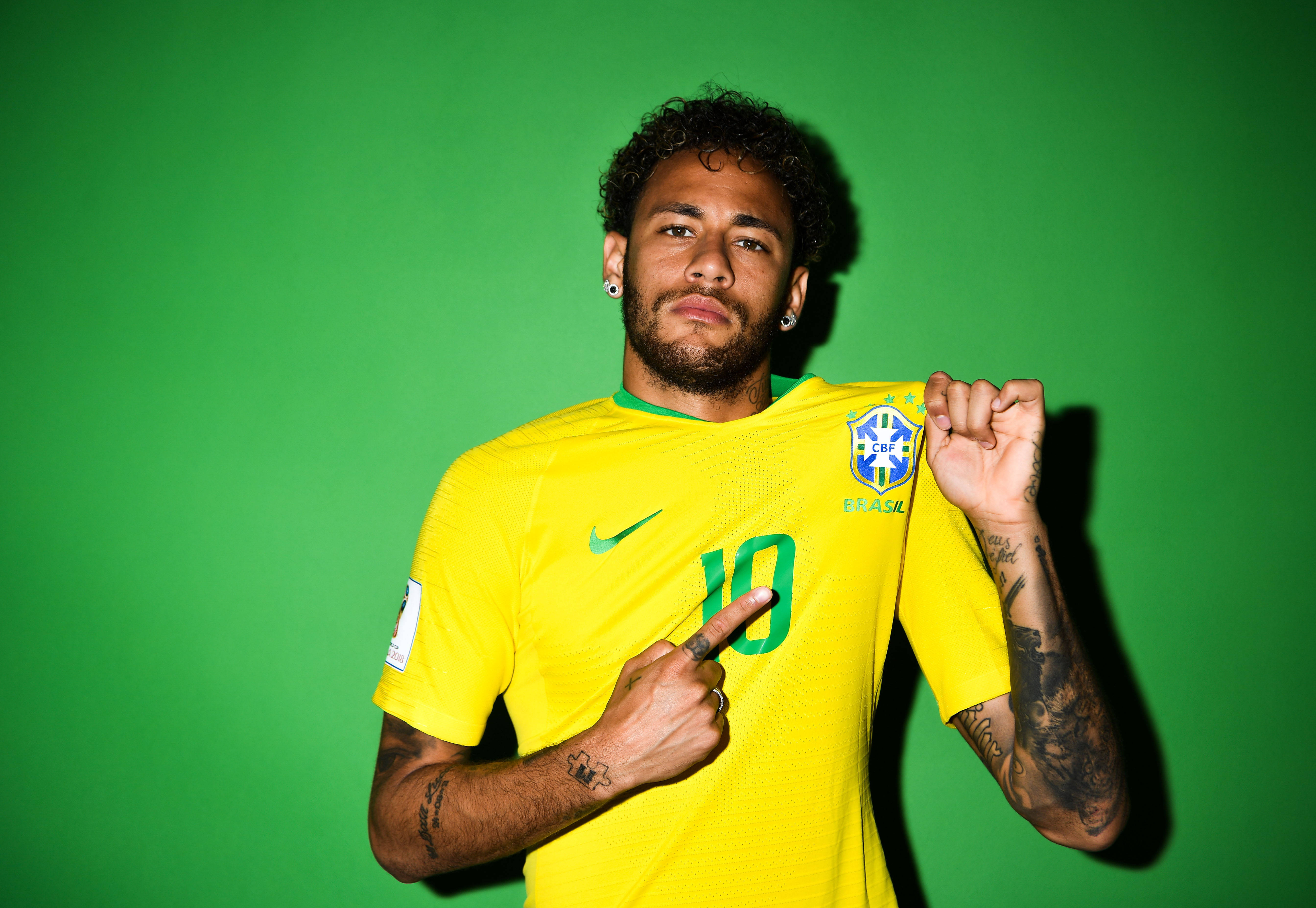 Neymar 4K CBF Formasıyla Duvar Kağıdı
