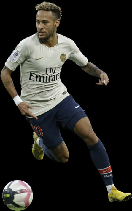 Neymar Aksiyon Pozu PSG Duvar Kağıdı