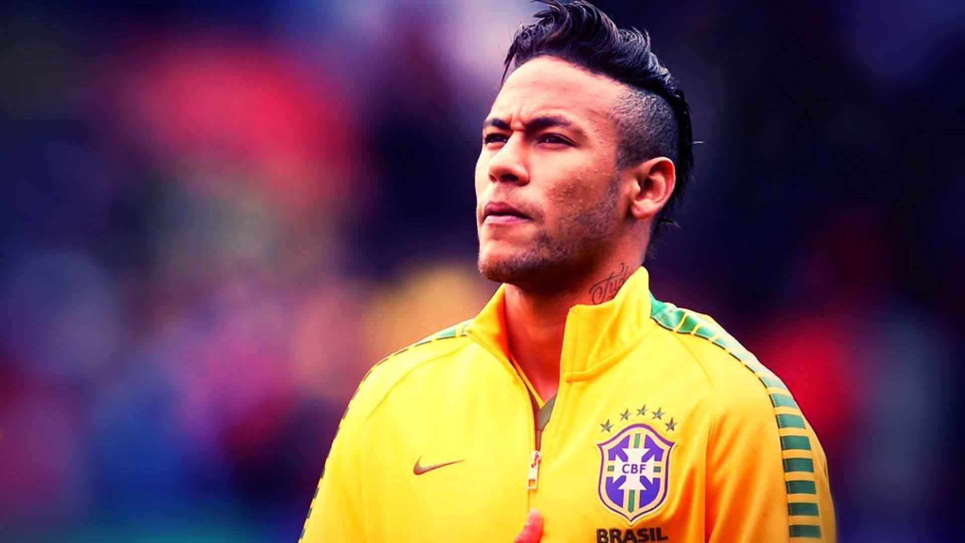 Neymar Jr. Brezilya CBF ceket duvar kağıdı.