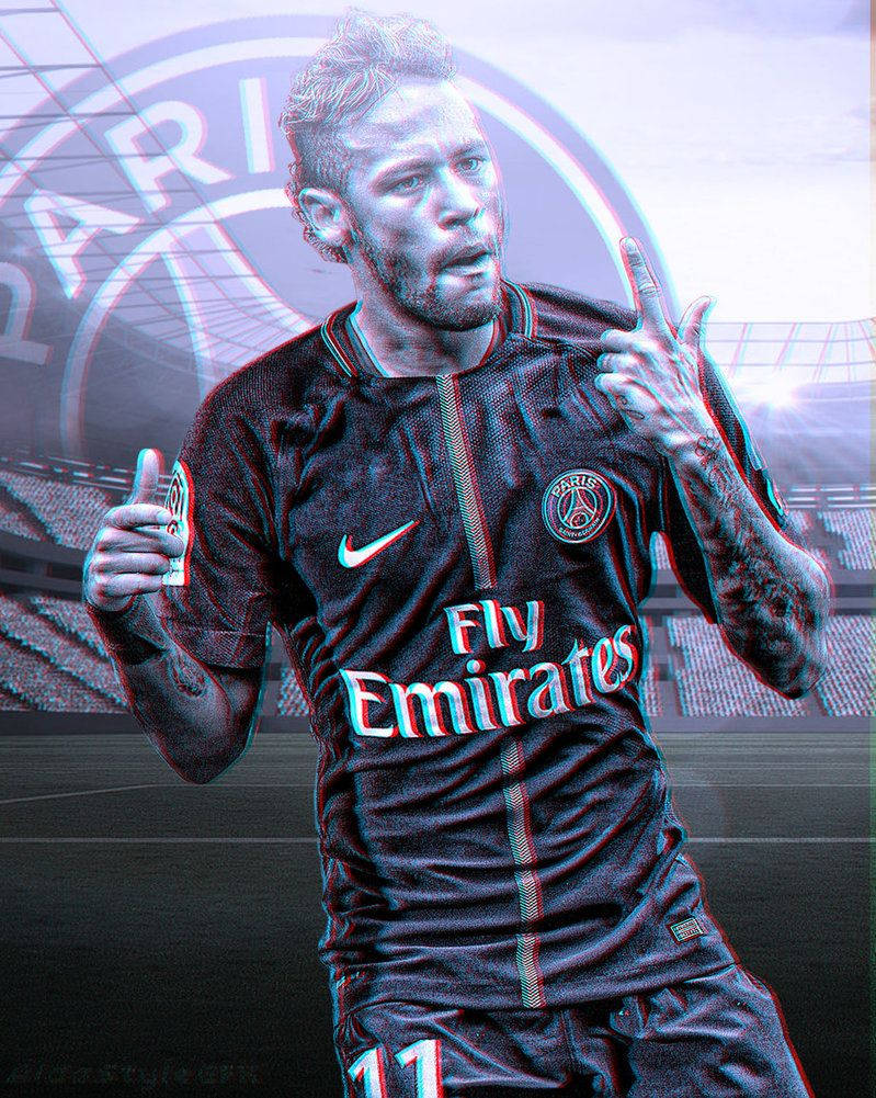 Neymar Jr. muhteşem golüyle ev sahibi seyirciyi etkiliyor Duvar Kağıdı