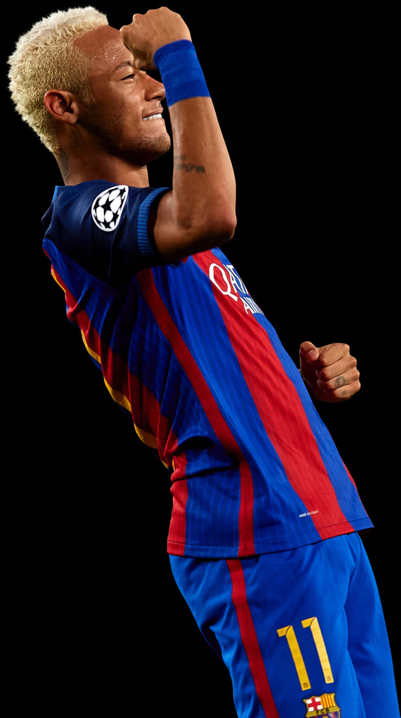 Neymar Kutlaması FC Barcelona Duvar Kağıdı