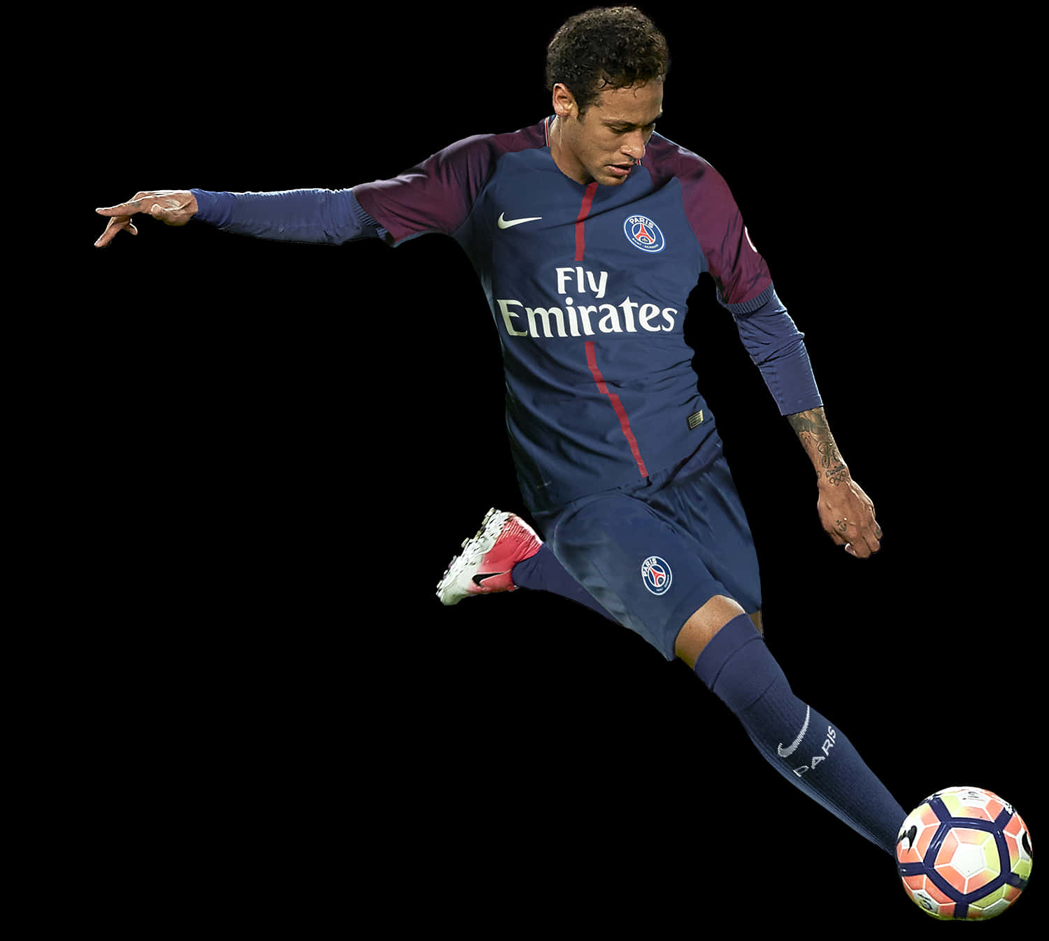 Neymar P S G Aksiyon Çekimi Duvar Kağıdı