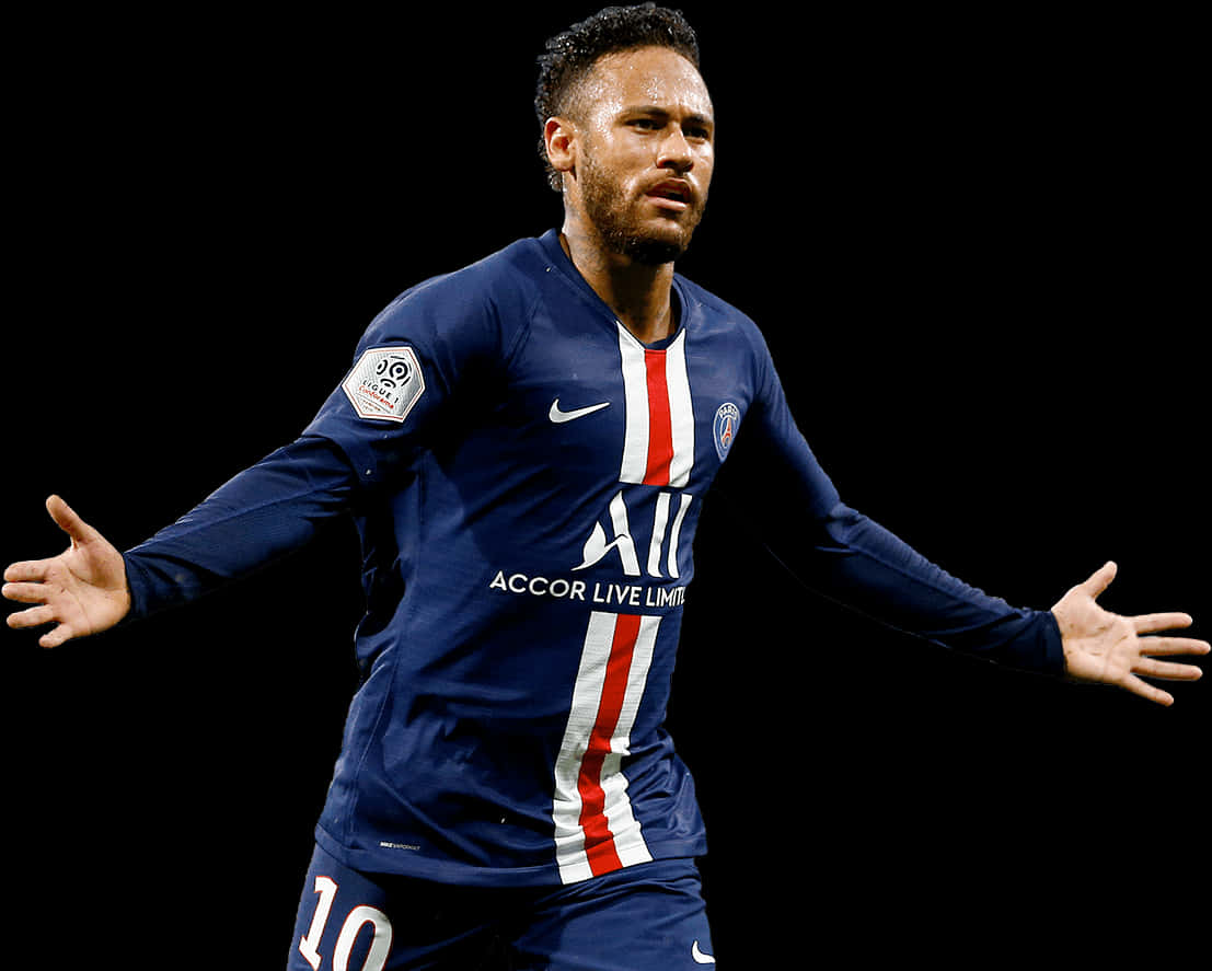 Neymar PSG Aksiyon Pozu Duvar Kağıdı