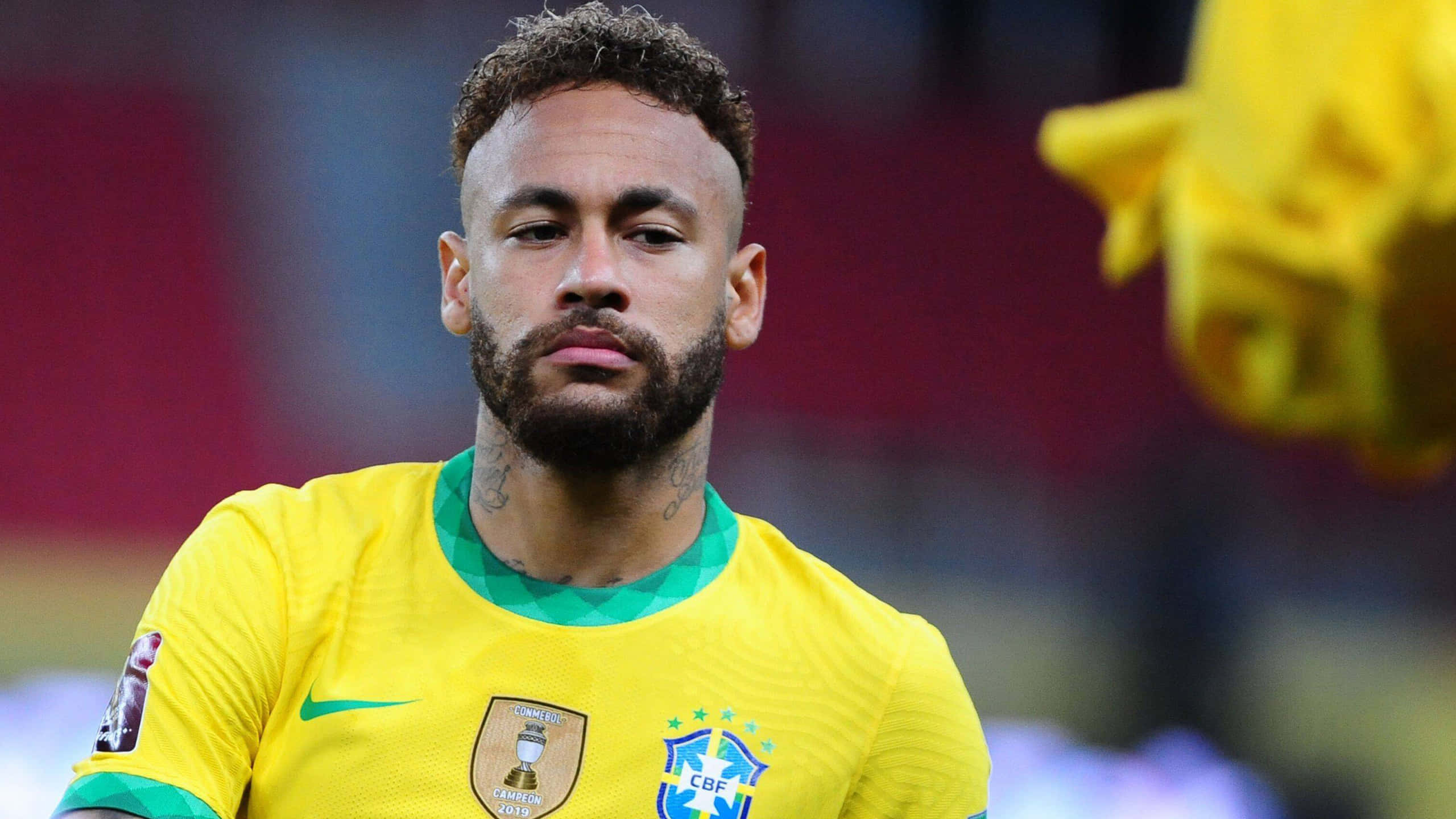 Neymar sahada iz bırakıyor Duvar Kağıdı