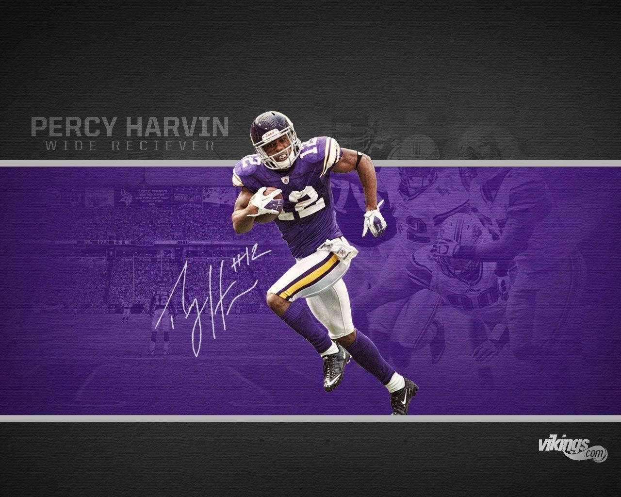 NFL Amerikan Futbolcusu Percy Harvin Duvar Kağıdı