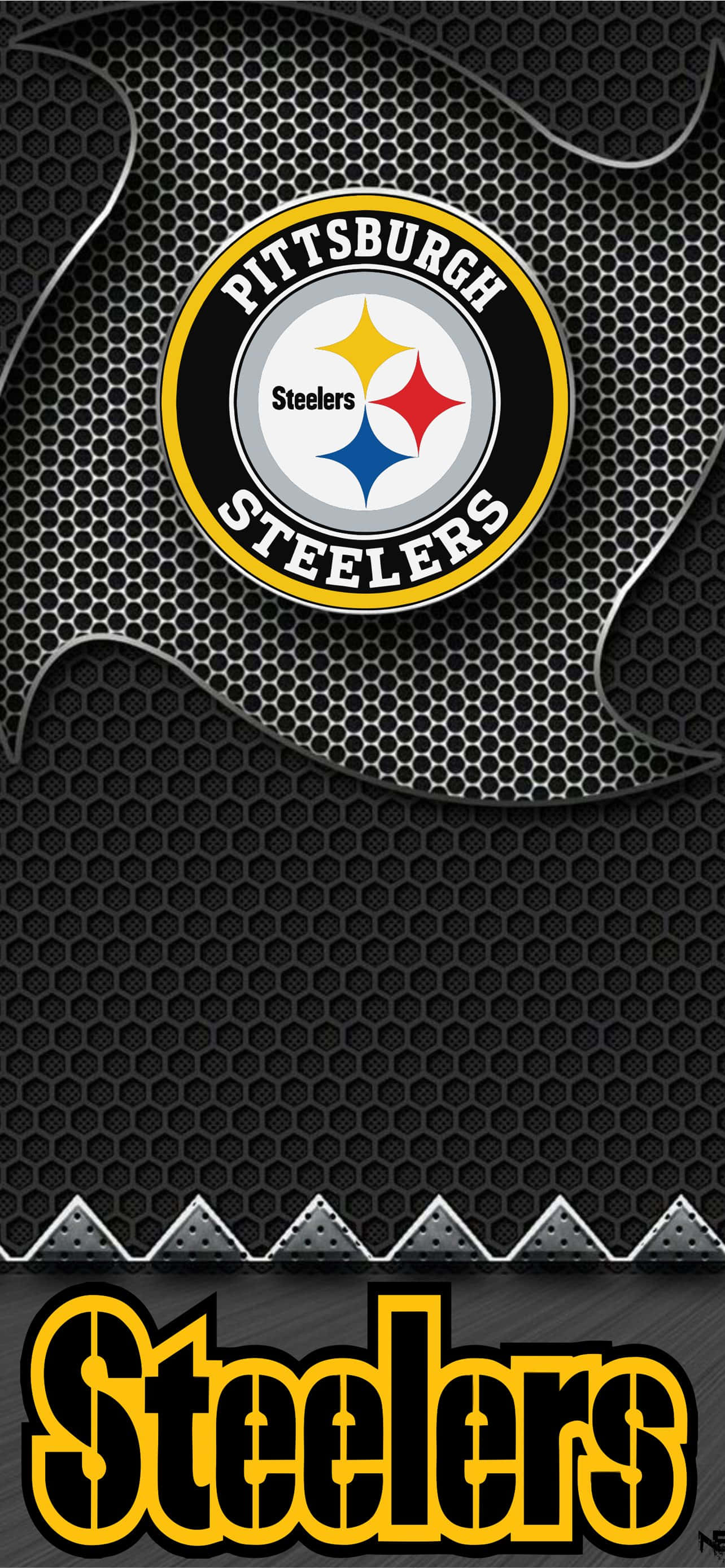 NFL Hayranları Sevinin: Steelers iPhone Duvar Kağıdı ile Takım Gururunuzu Gösterin Duvar Kağıdı