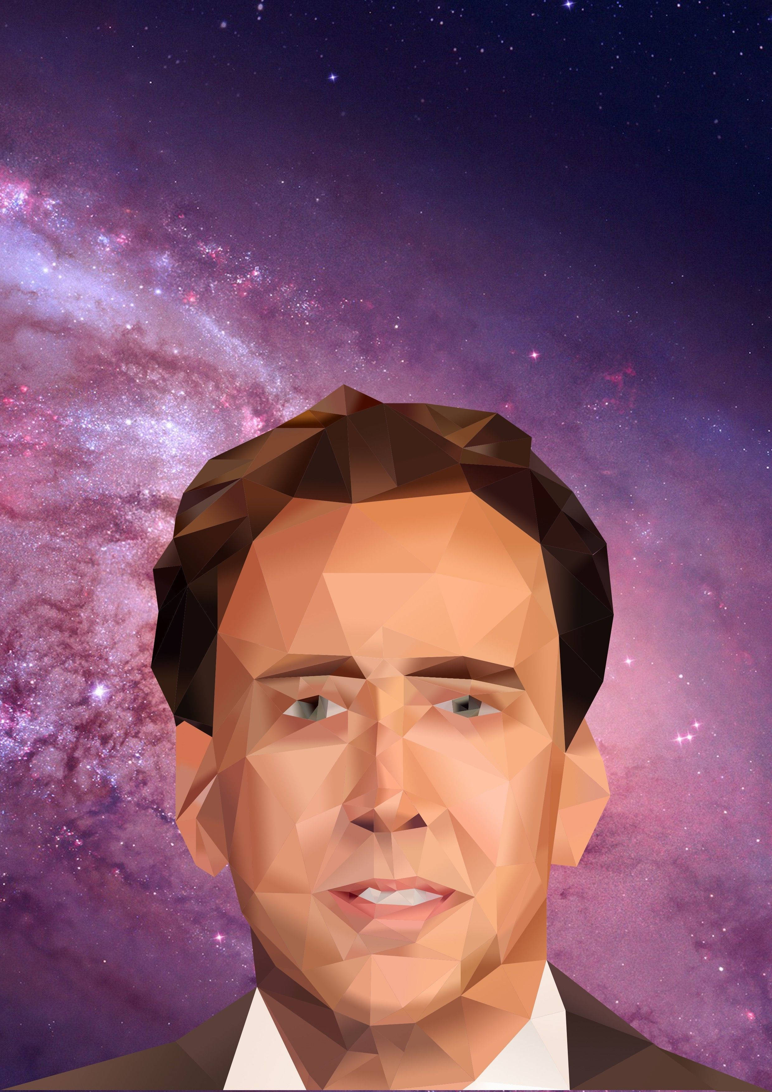 Nicolas Cage Yıldızlardan Öteye Uzanıyor Duvar Kağıdı