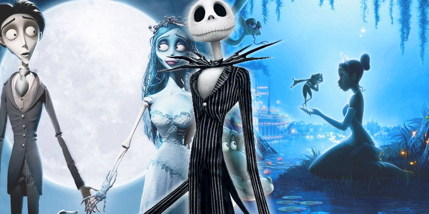 Nightmare Before Christmas ve Corpse Bride Duvar Kağıdı