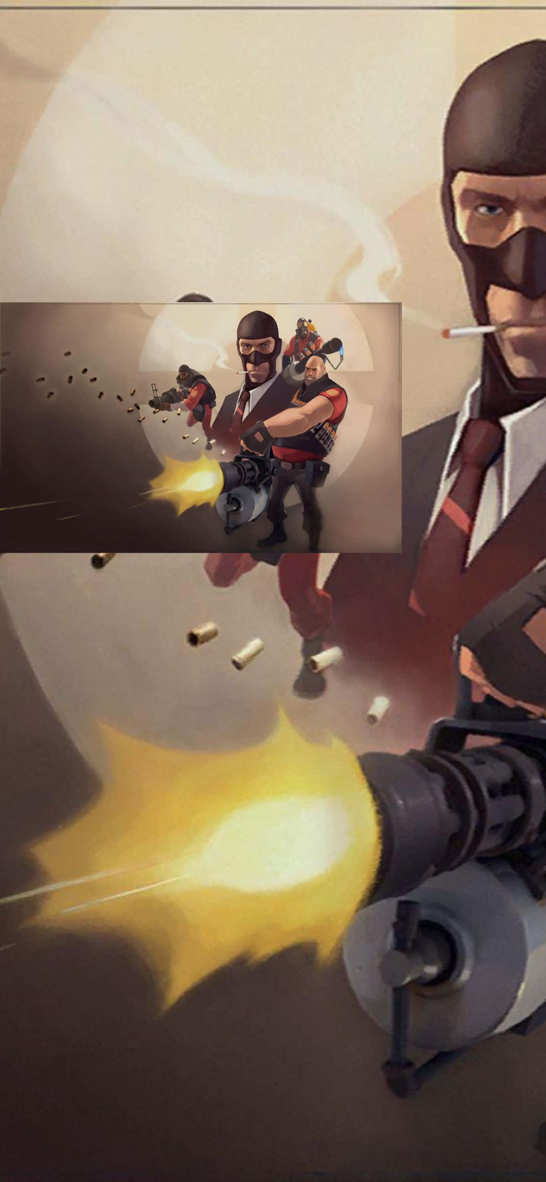Nihai oyun deneyimi: iPhone XS ve Team Fortress 2 Duvar Kağıdı