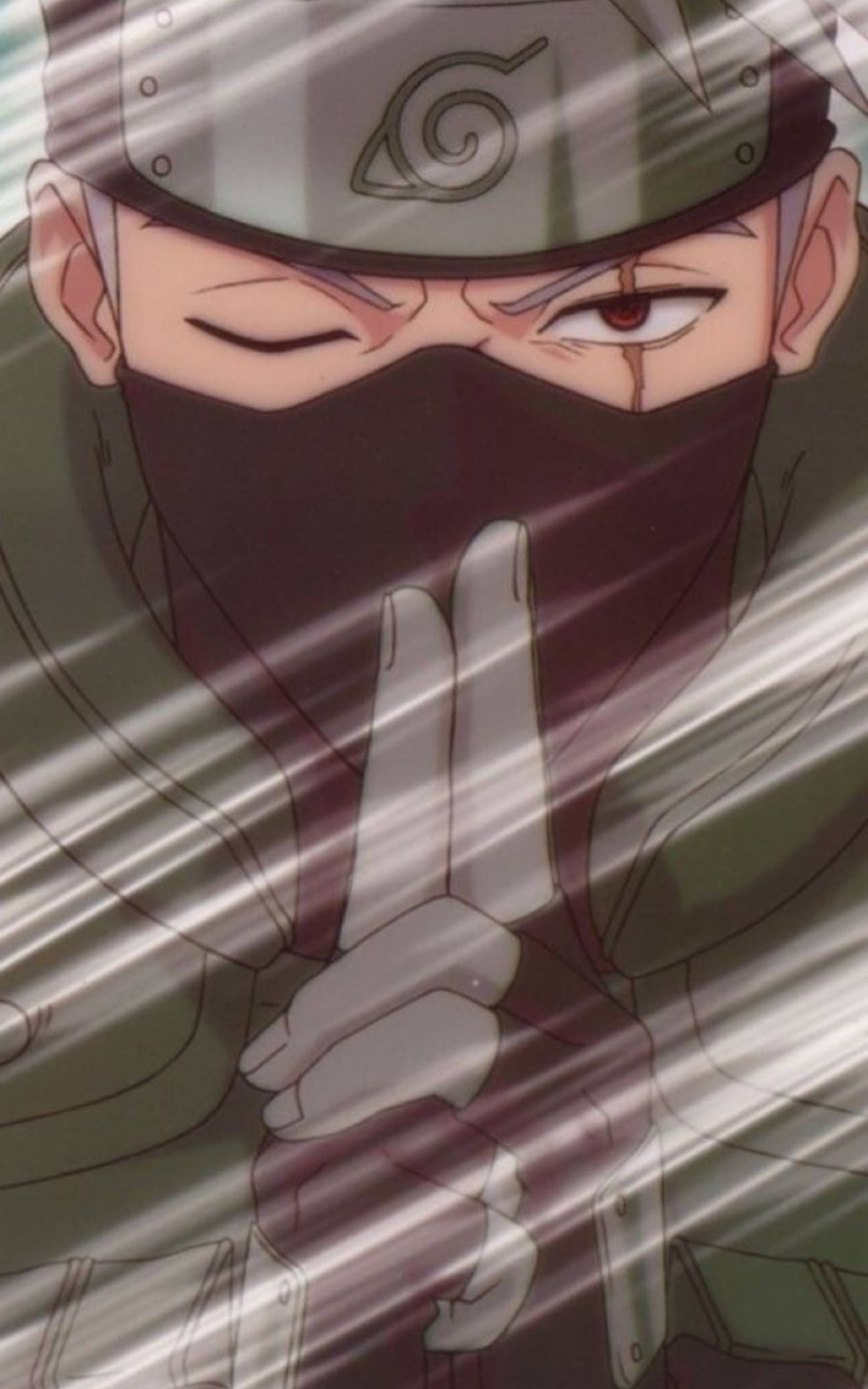 Ninja Modunda Soğukkanlı Kakashi Duvar Kağıdı