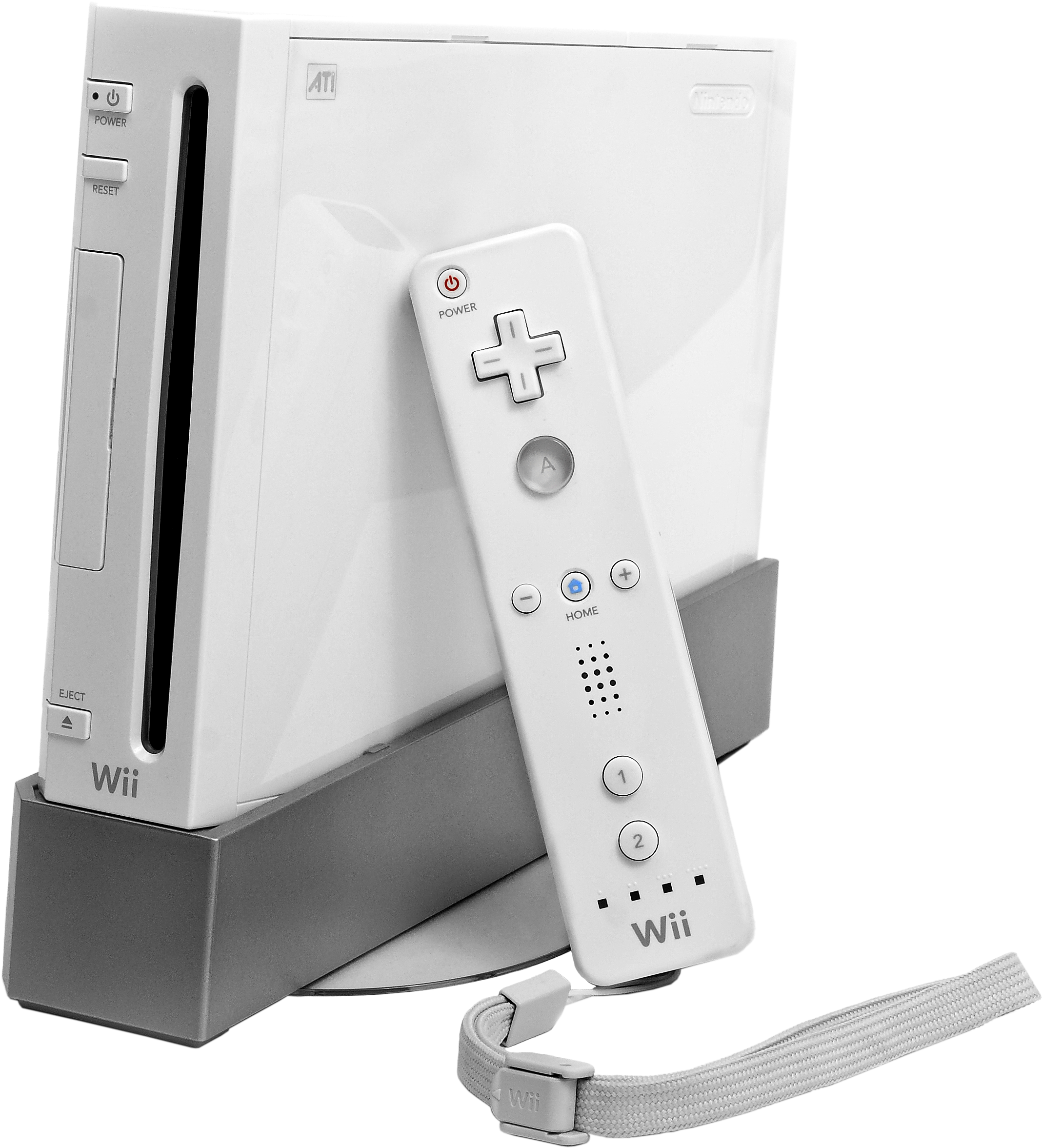 Nintendo Wii Konsolu ve Kumandası Duvar Kağıdı