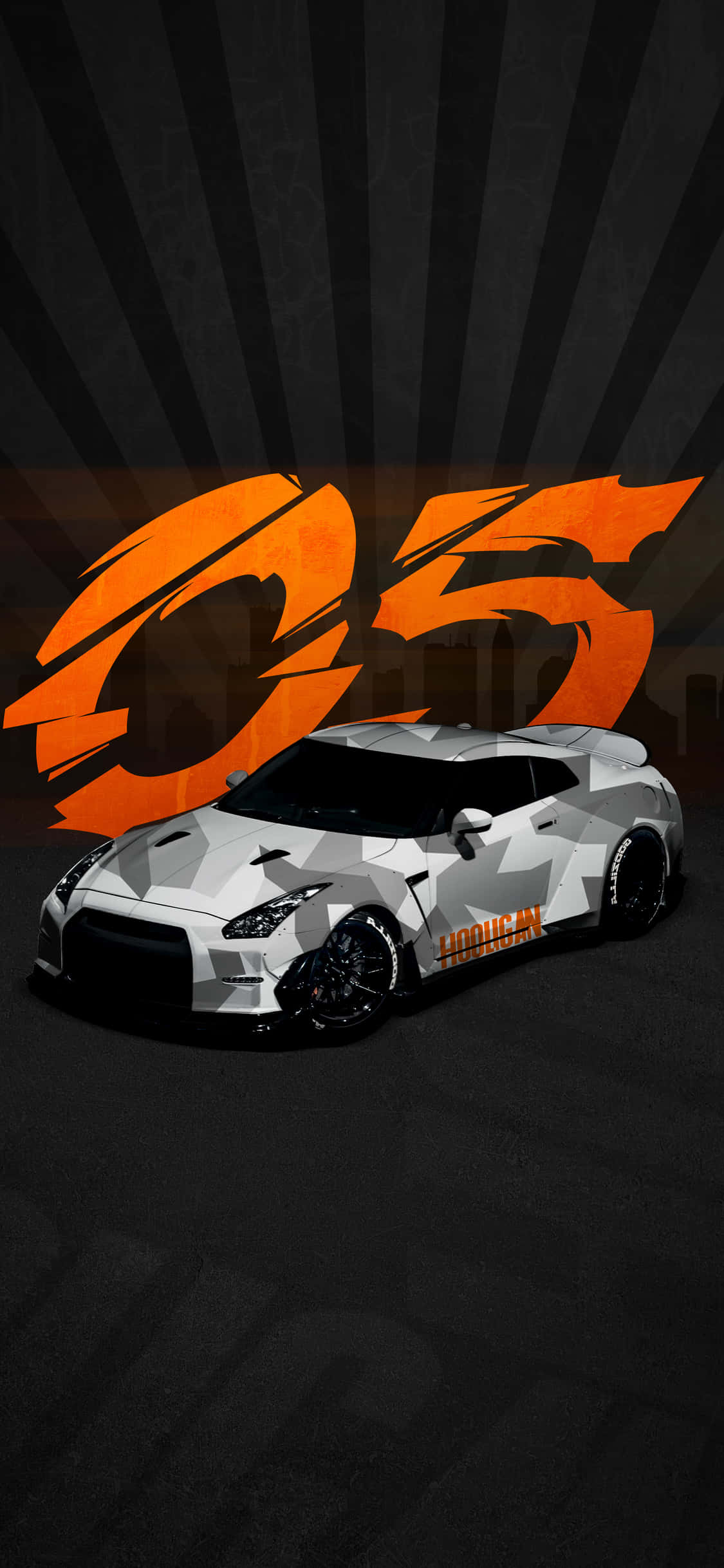 Nissan 350Z iPhone Sanatı Duvar Kağıdı