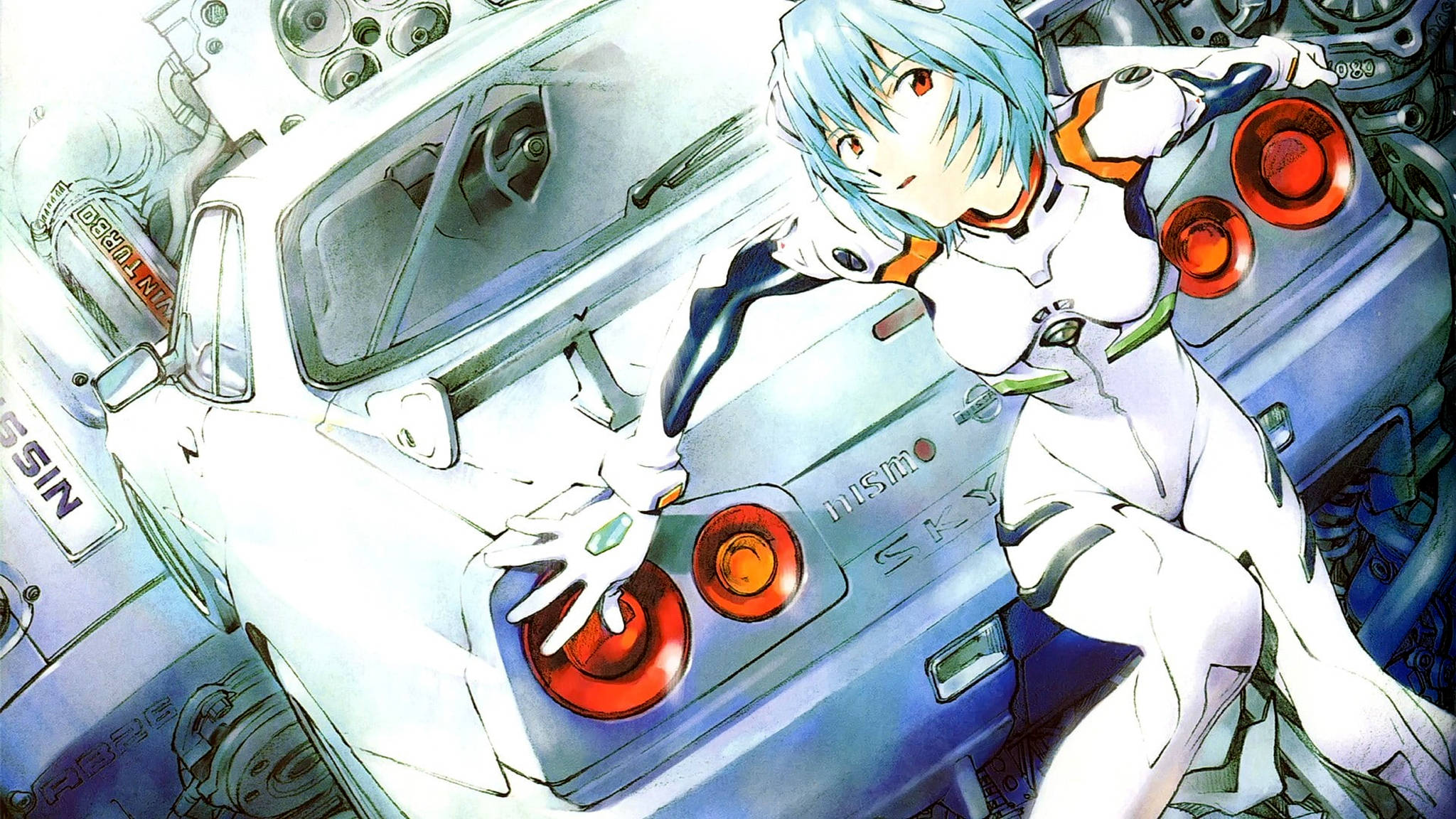 Nissan Skyline Anime Araba Duvar Kağıdı