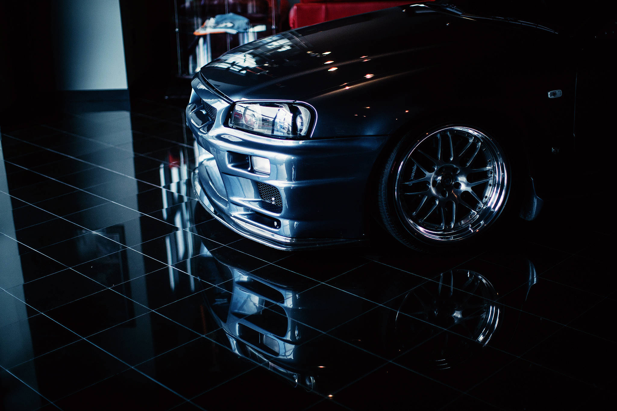 Nissan Skyline GTR R34 Ön Kaput Duvar Kağıdı