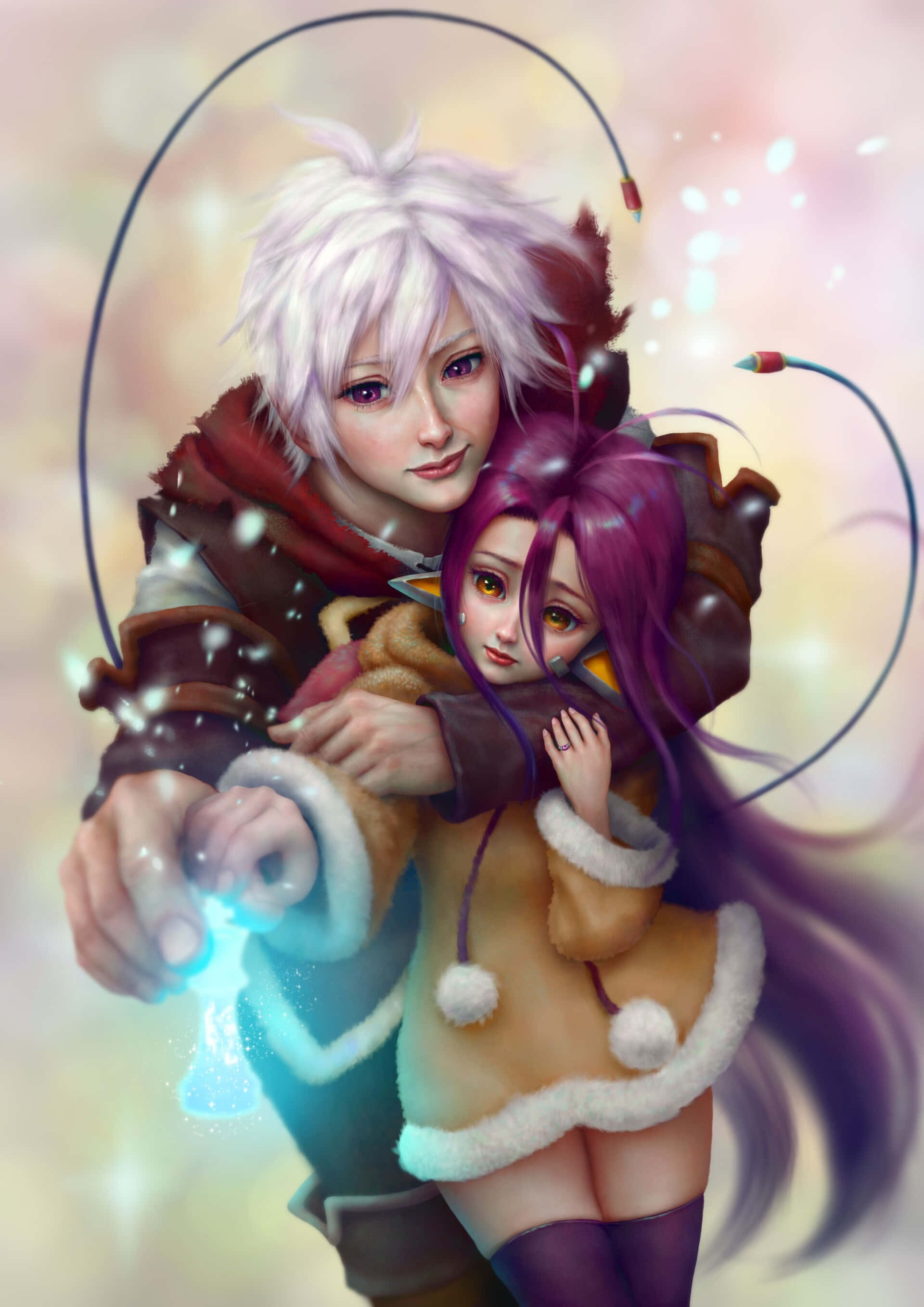 No Game No Life Sora Shiro Sanat Resmi Duvar Kağıdı