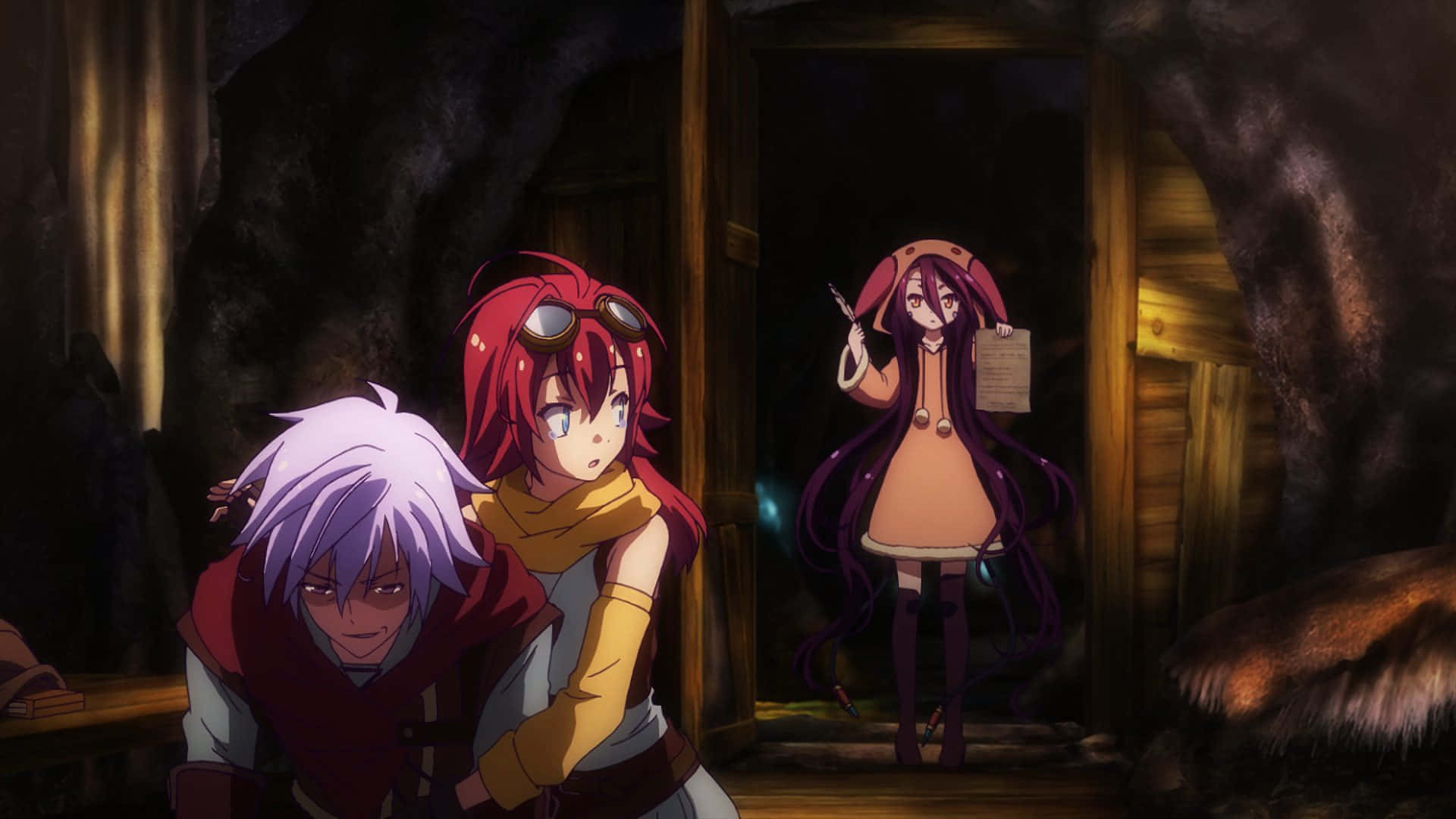 No Game No Life Corounne Riku Kaçış Resmi Duvar Kağıdı