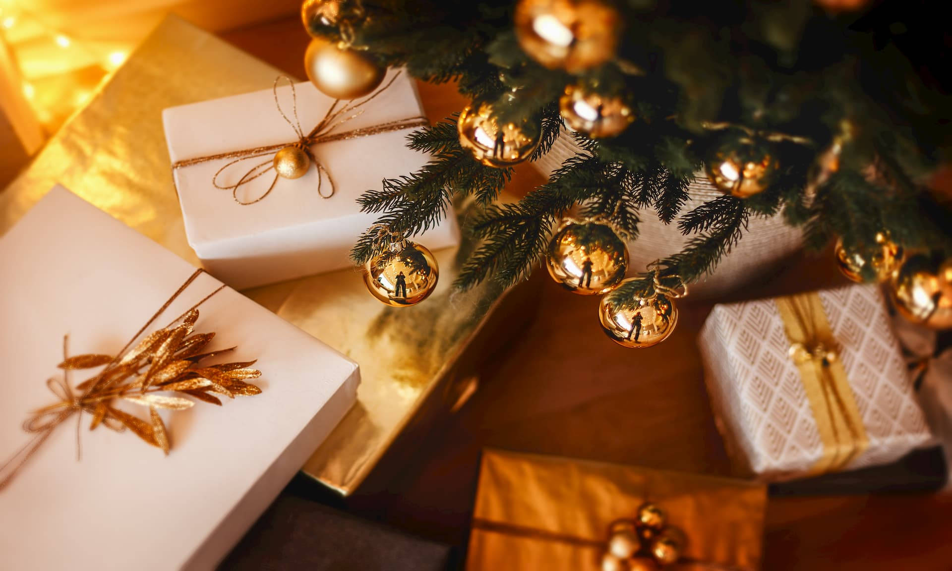 Noel Ağacının Altındaki Hediyeler Duvar Kağıdı