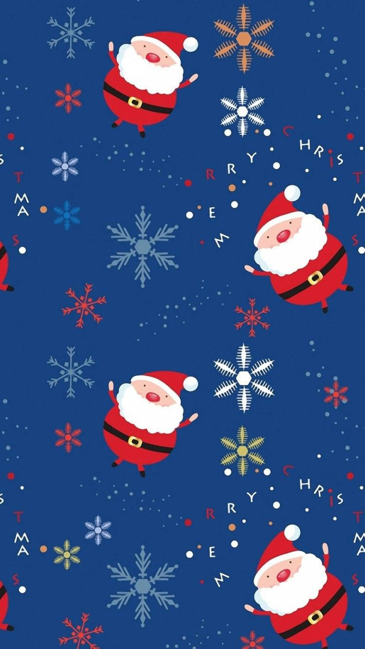 Noel Karikatür Cep Telefonu Resmi Duvar Kağıdı