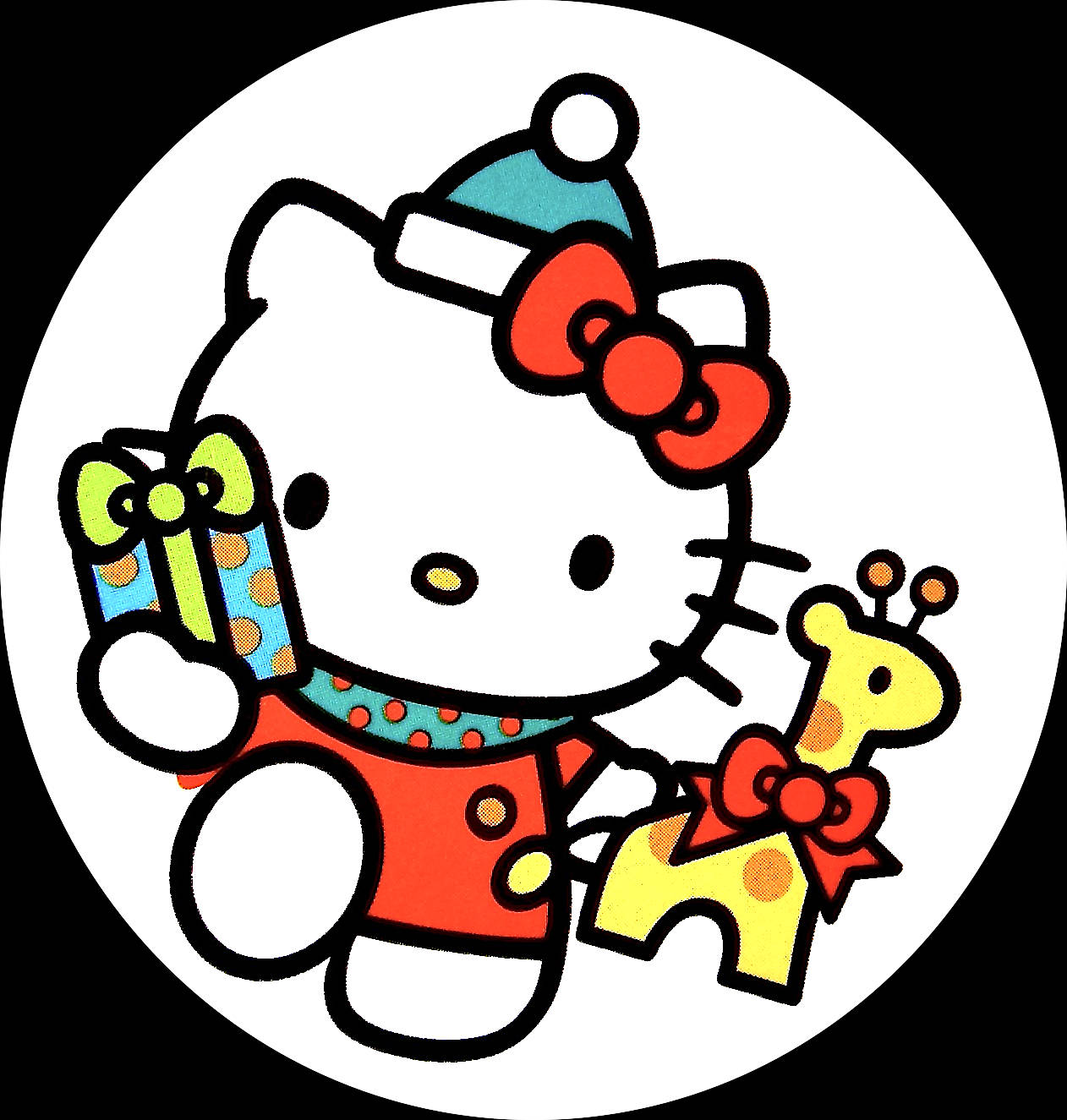 Noel Karikatür Hello Kitty PFP Duvar Kağıdı
