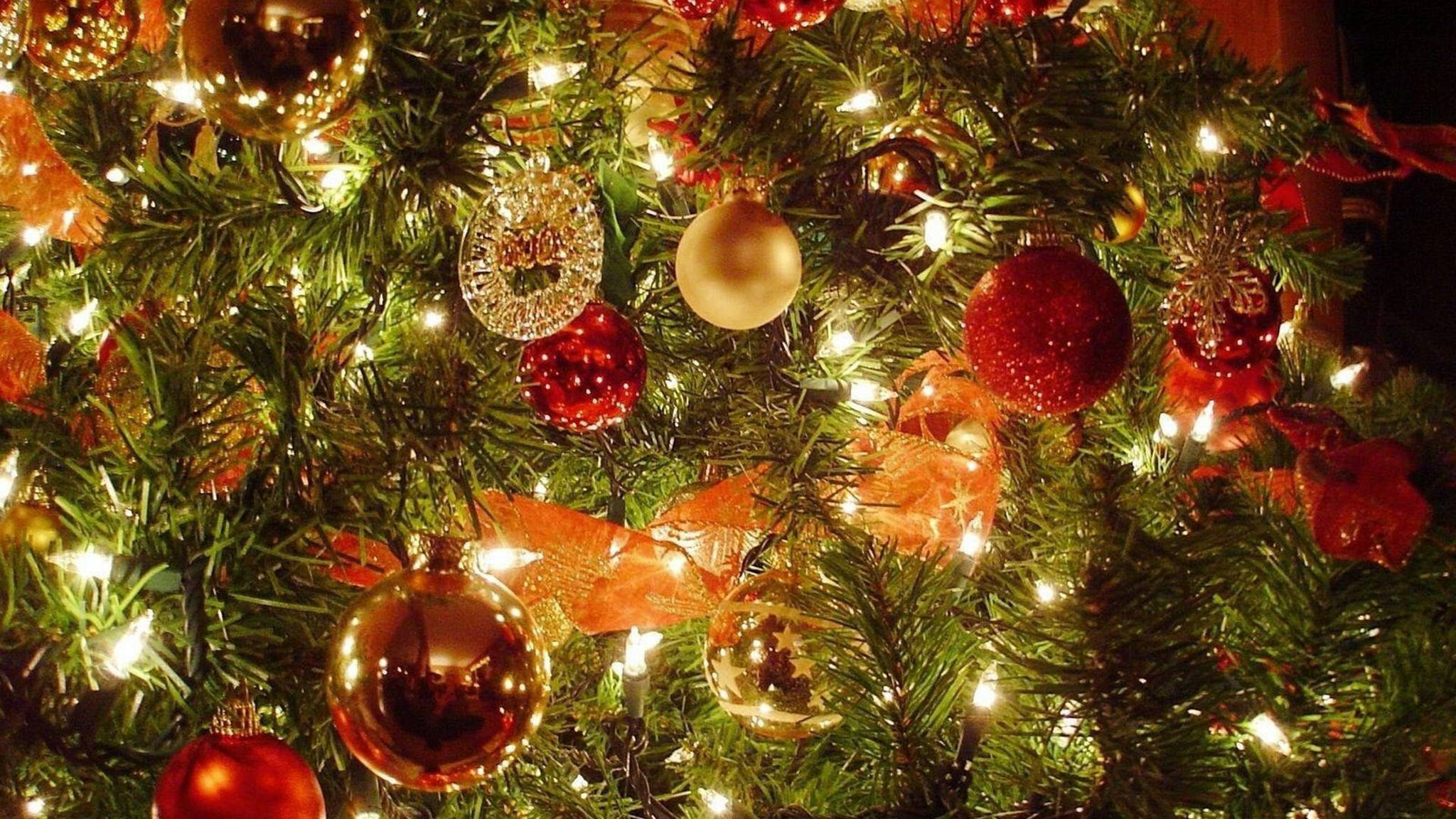 Noel Masaüstü Çelengi Duvar Kağıdı