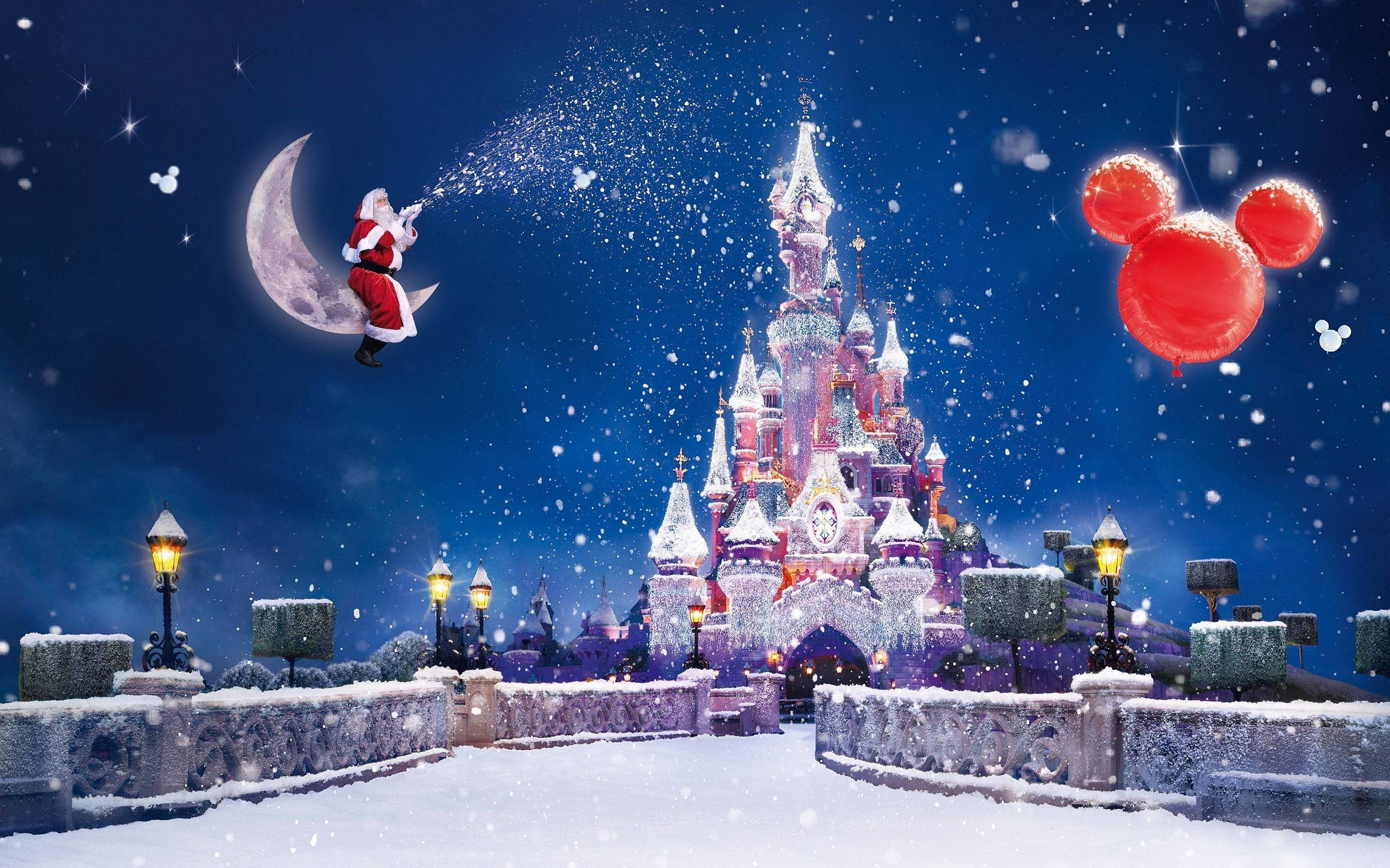 Noel Masaüstü Disneyland Paris Duvar Kağıdı