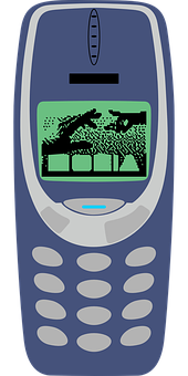 Nokia'nın Klasik Telefonu ve Yılan Oyunu Duvar Kağıdı