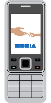 Nokia Telefon El Sıkışma Grafiği Duvar Kağıdı