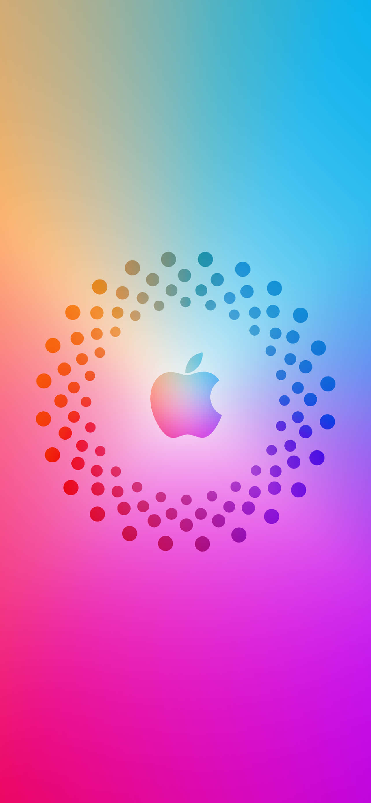 Noktalarla Logo Muhteşem Apple HD iPhone Duvar Kağıdı