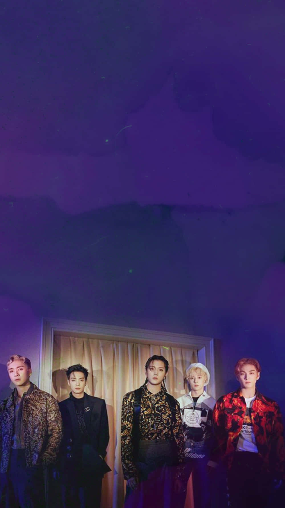 Nuest Kpop Erkek Grubu Karanlık Duvar Kağıdı