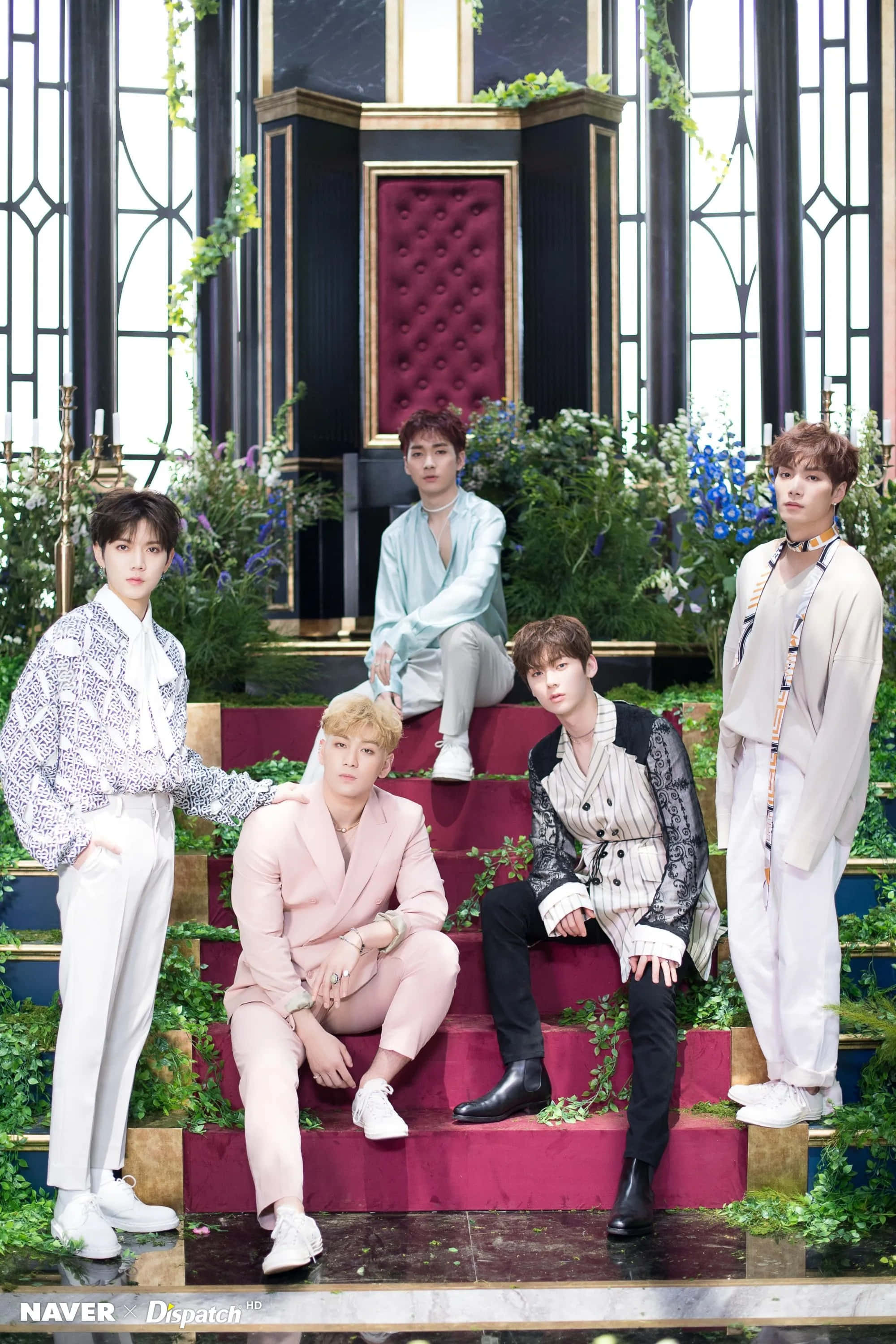 Nuest Kpop Erkek Grubu Klasik Duvar Kağıdı