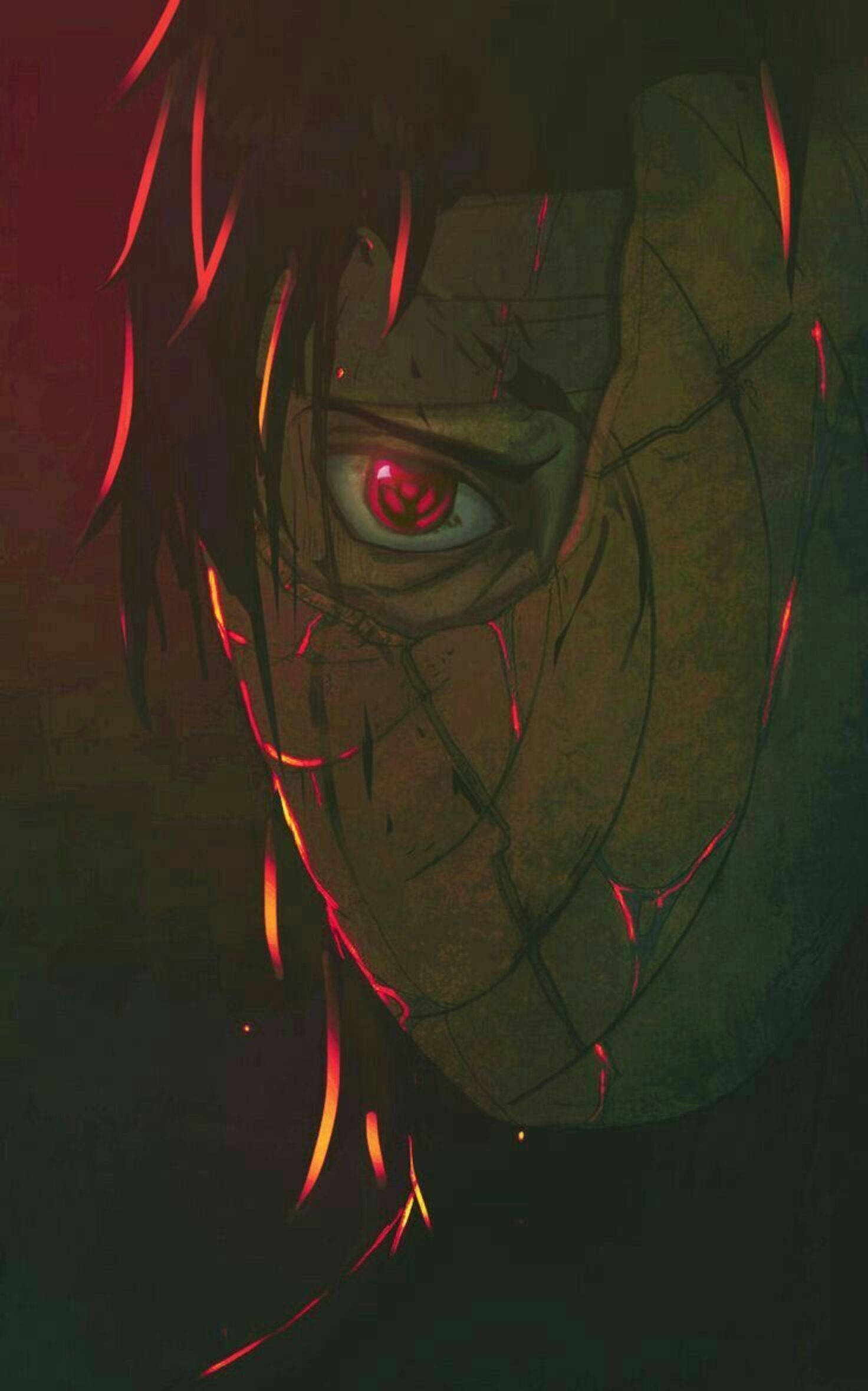 Obito Uchiha Shinobi Maskesiyle Duvar Kağıdı