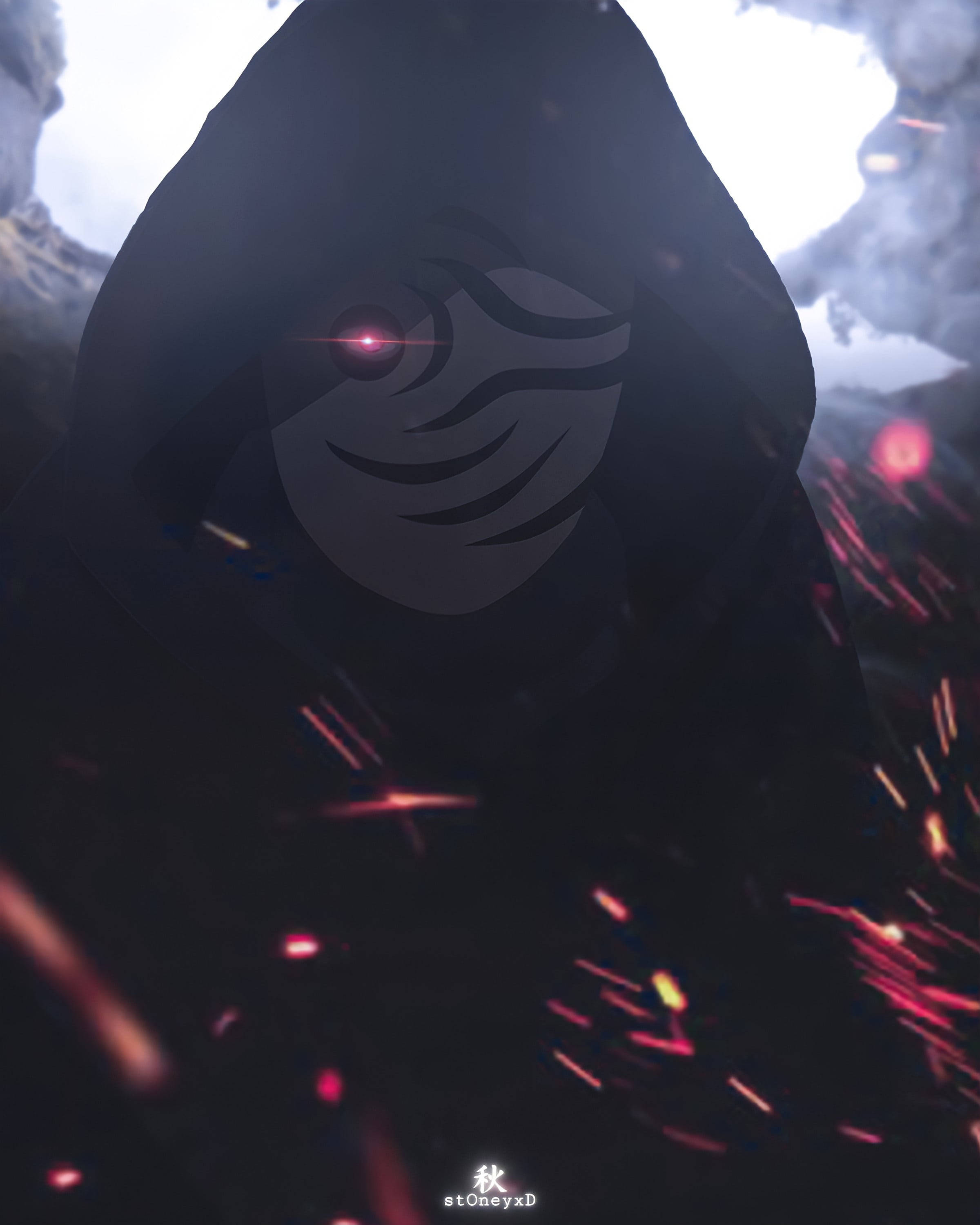 Obito Uchiha Tehditkar 4K Duvar Kağıdı