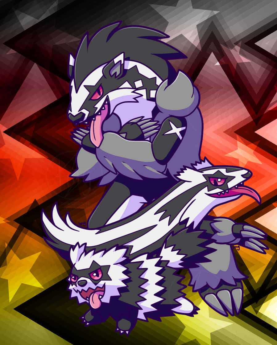Obstagoon, Zigzagoon ve Linoone Duvar Kağıdı