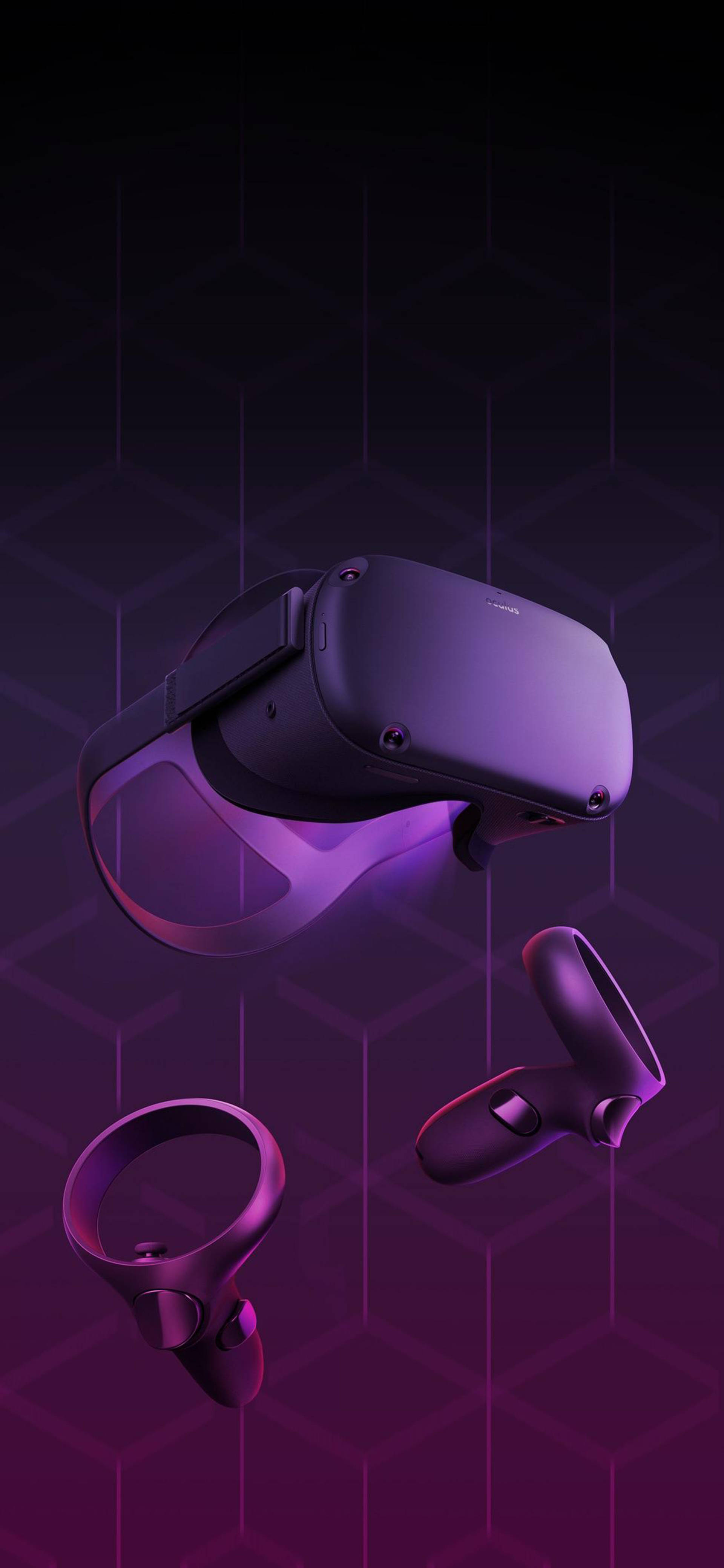 Oculus Quest 2 Morumsu Soyut Sanat Duvar Kağıdı