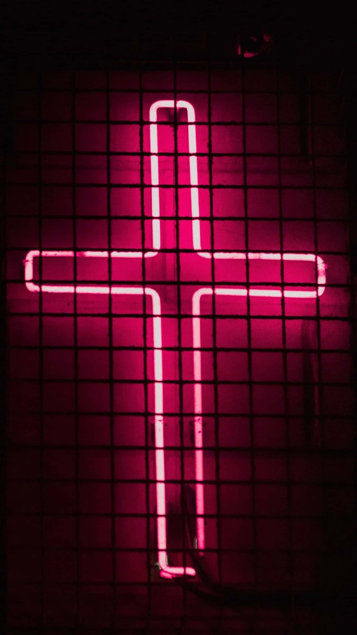 Odanıza canlı bir pembe dokunuşu katın, neon pembe estetiği ile Duvar Kağıdı