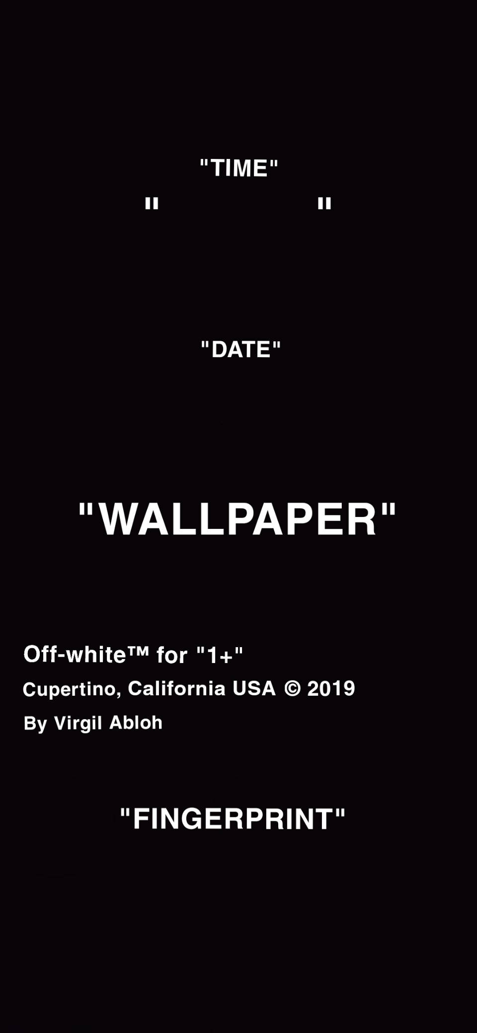 Off White'ta Minimalist Zarafet Duvar Kağıdı